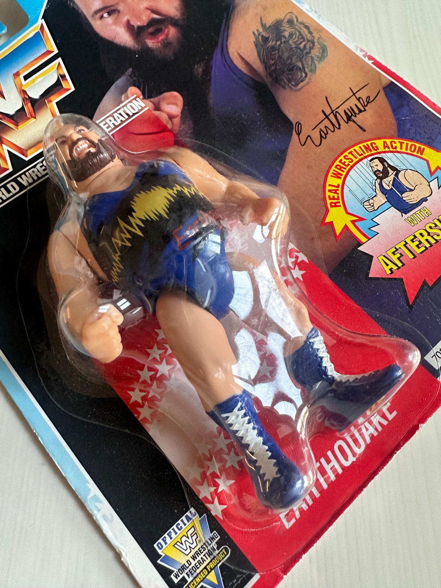 Earthquake Series 3 WWF Hasbro MOC figure