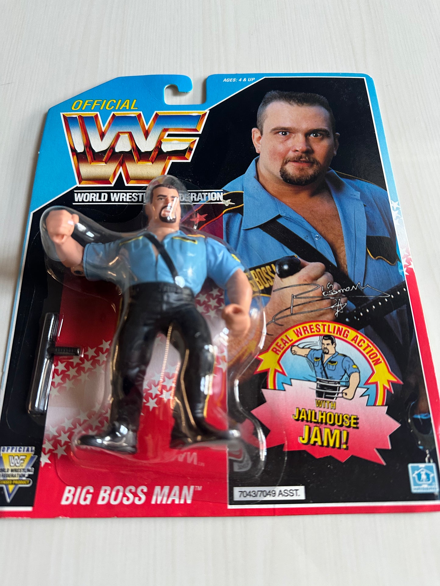 Big Boss Man Series 3 WWF Hasbro MOC figure