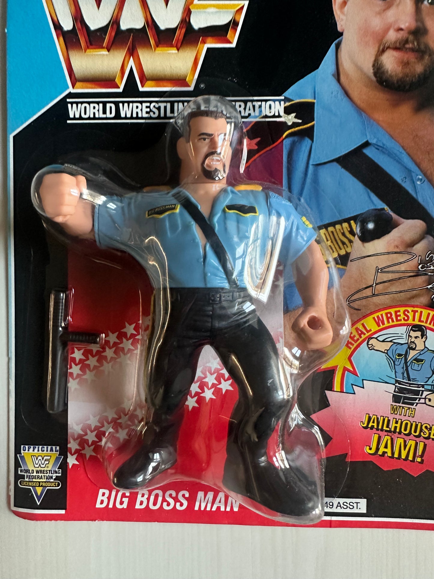 Big Boss Man Series 3 WWF Hasbro MOC figure