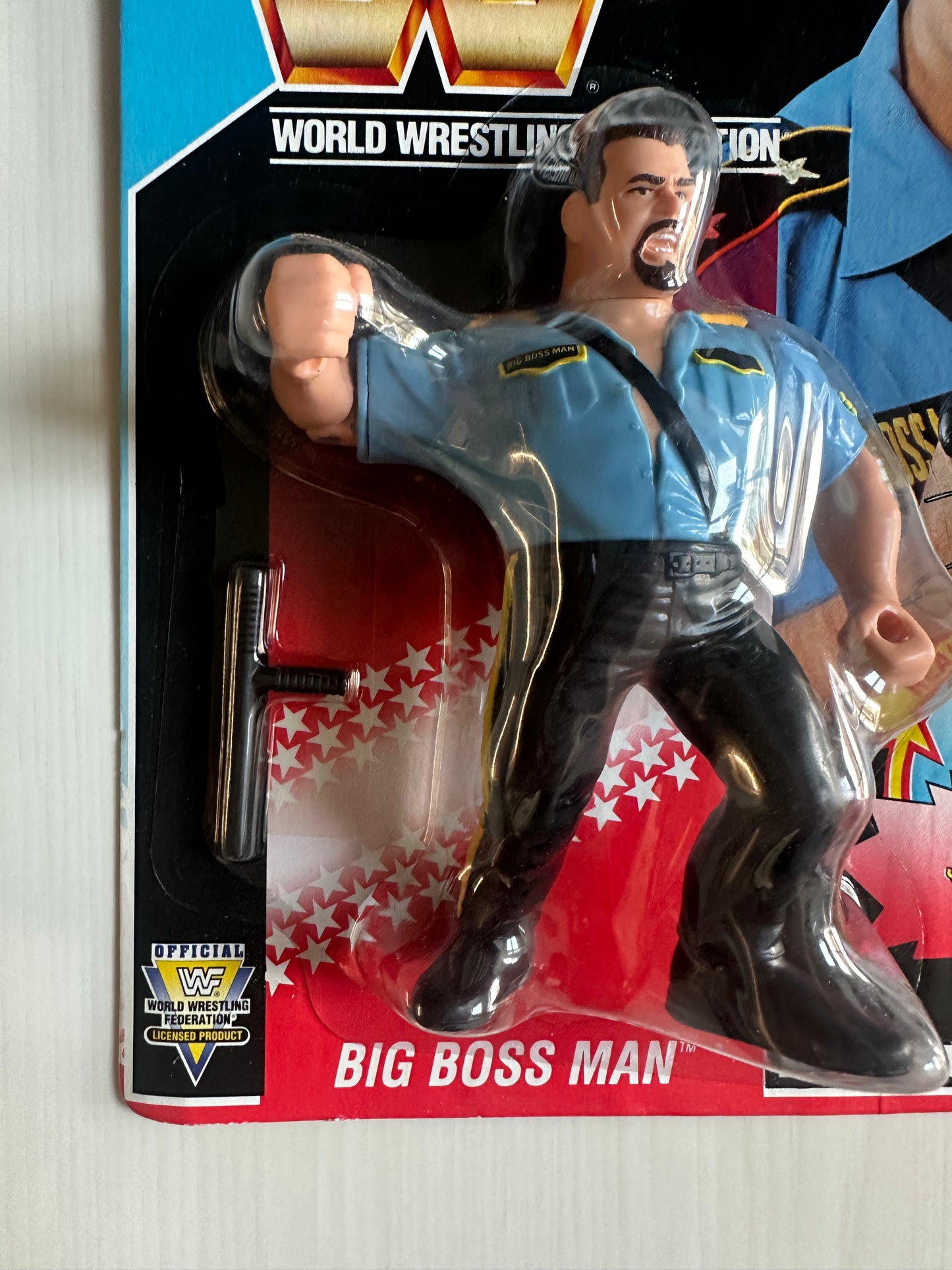 Big Boss Man Series 3 WWF Hasbro MOC figure