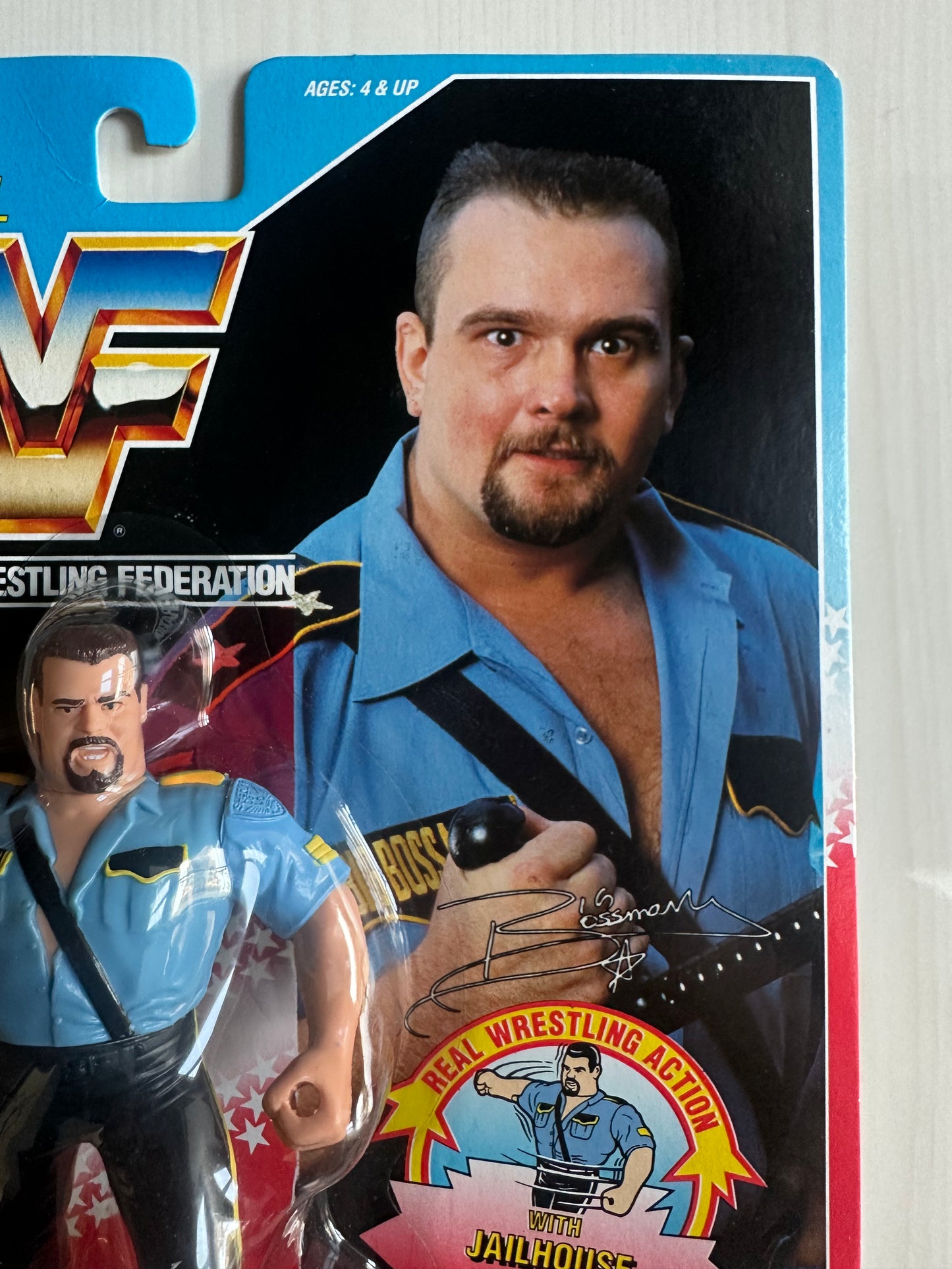 Big Boss Man Series 3 WWF Hasbro MOC figure
