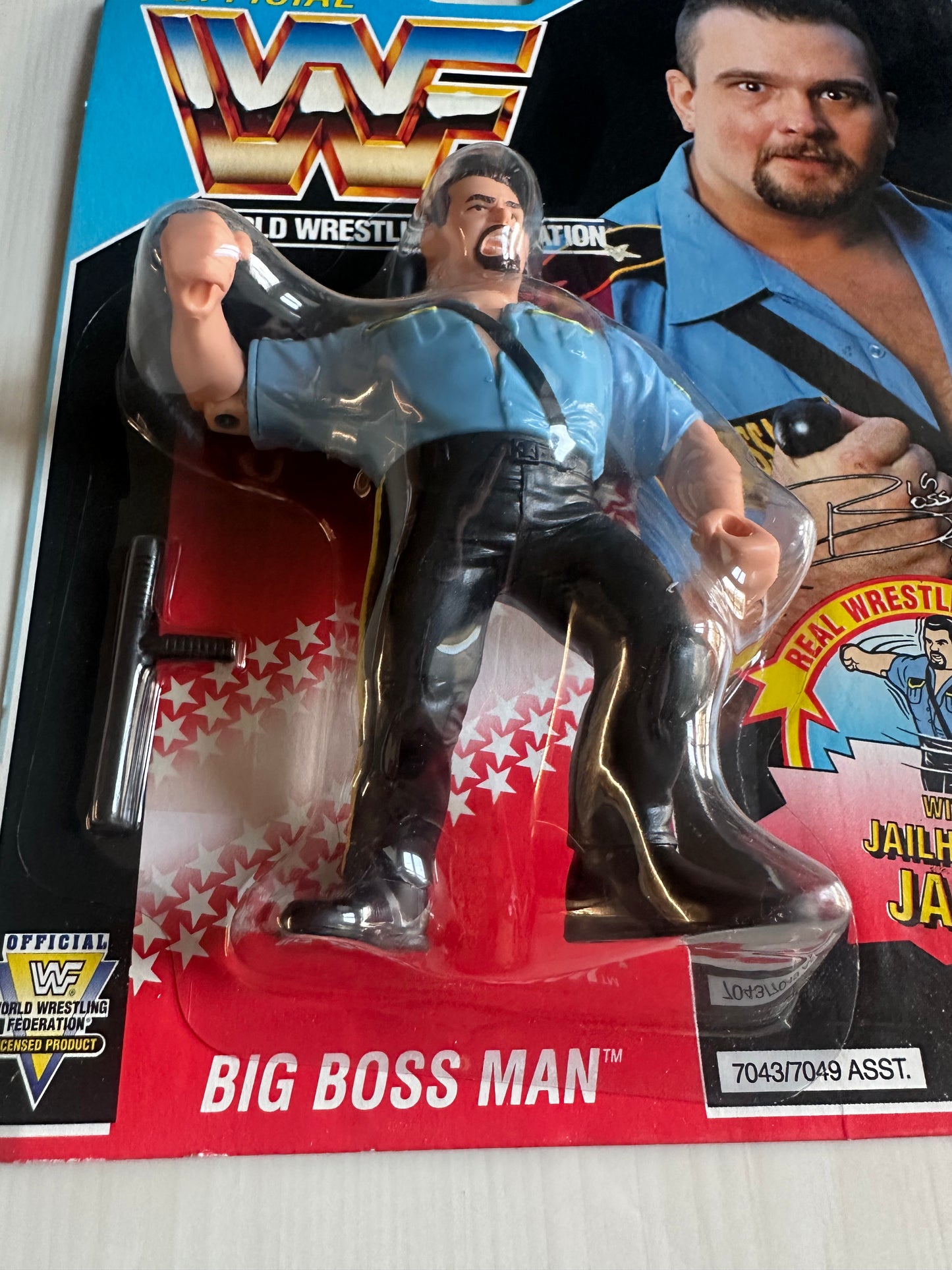 Big Boss Man Series 3 WWF Hasbro MOC figure