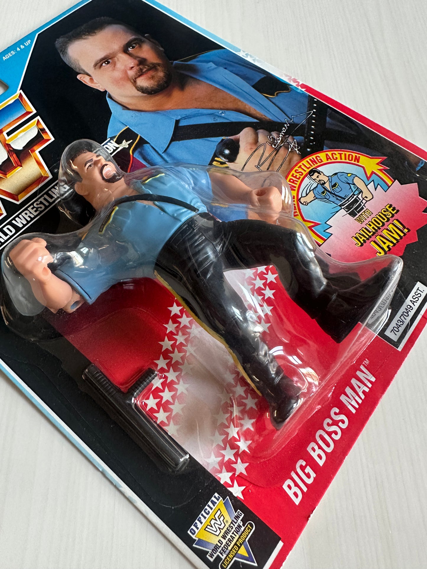 Big Boss Man Series 3 WWF Hasbro MOC figure