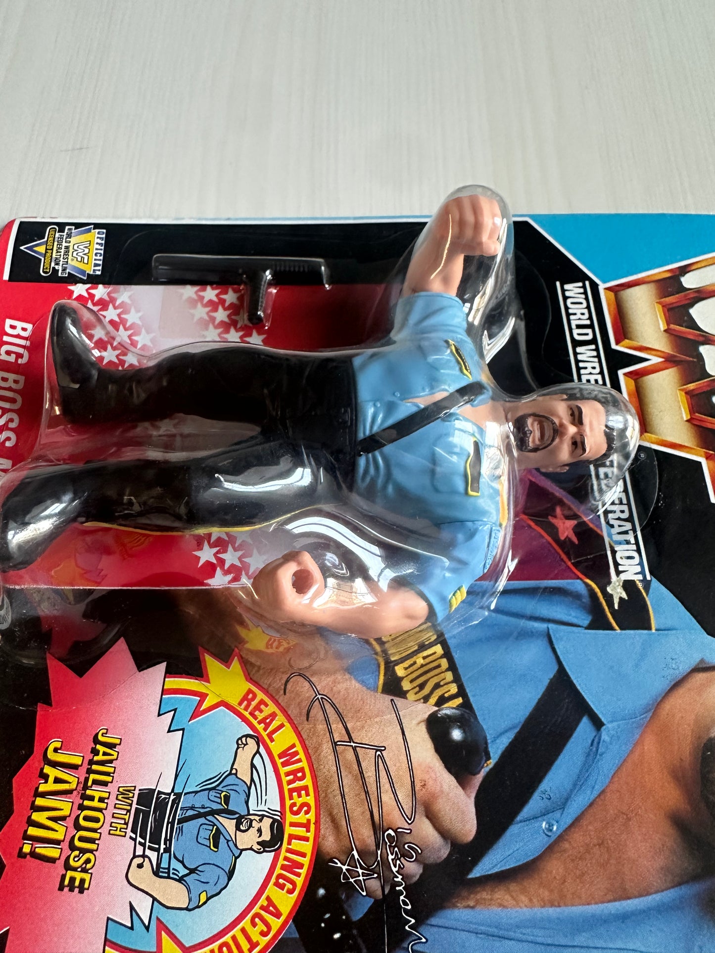 Big Boss Man Series 3 WWF Hasbro MOC figure