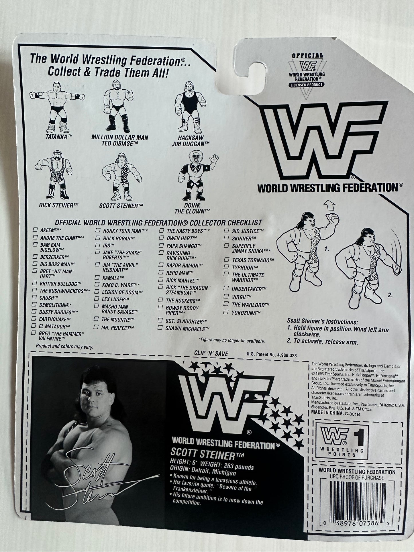 Scott Steiner Series 9 WWF Hasbro