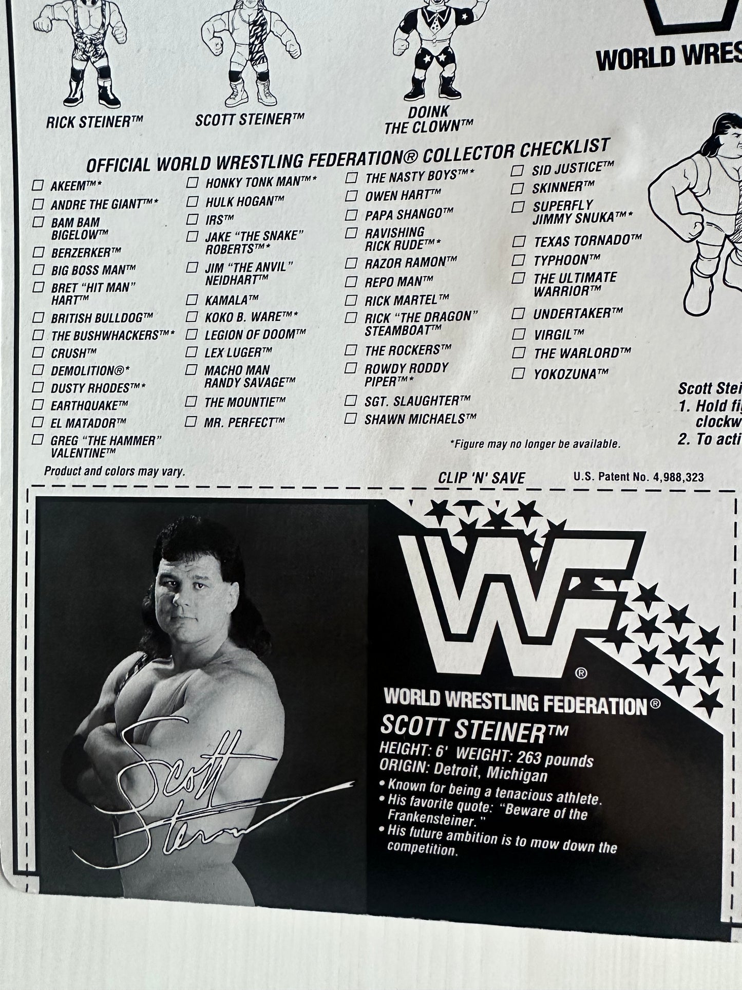 Scott Steiner Series 9 WWF Hasbro