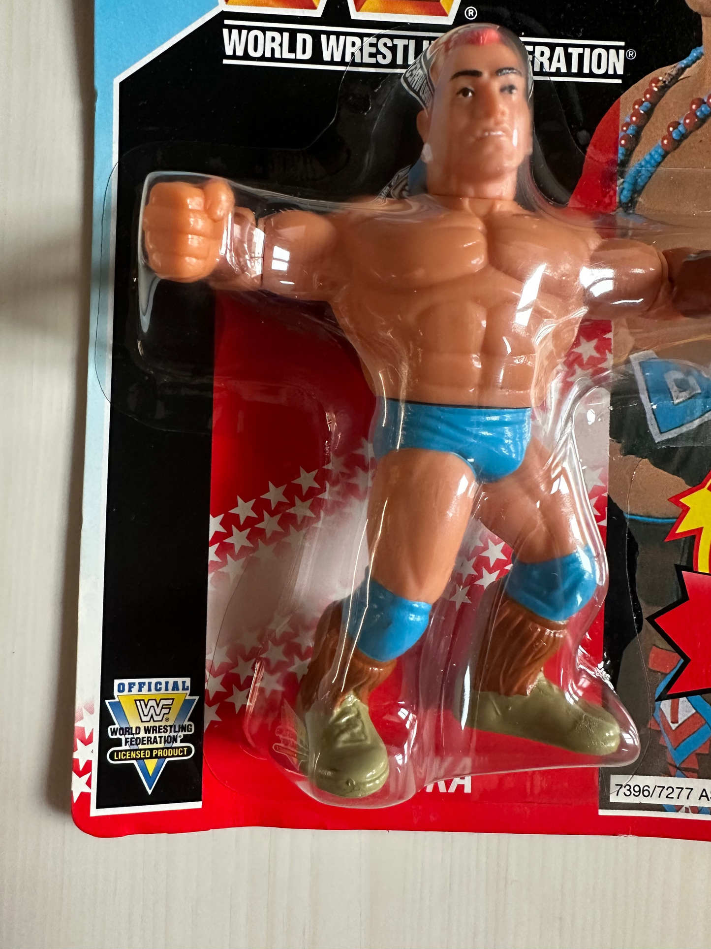 Tatanka Series 6 WWF Hasbro MOC