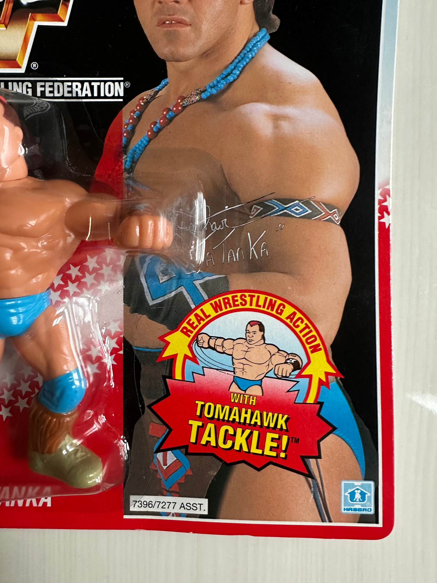 Tatanka Series 6 WWF Hasbro MOC