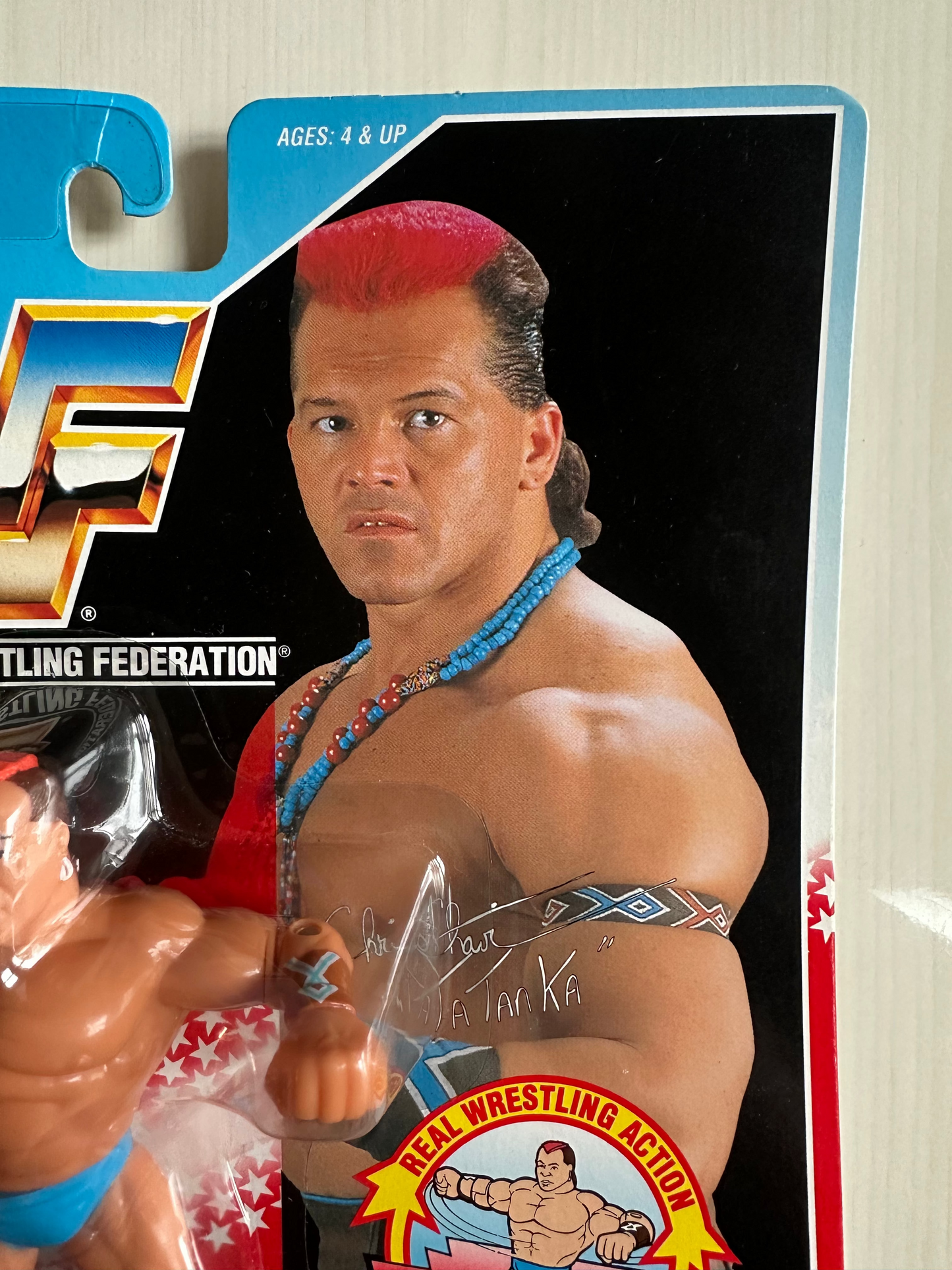 Tatanka Series 6 WWF Hasbro MOC