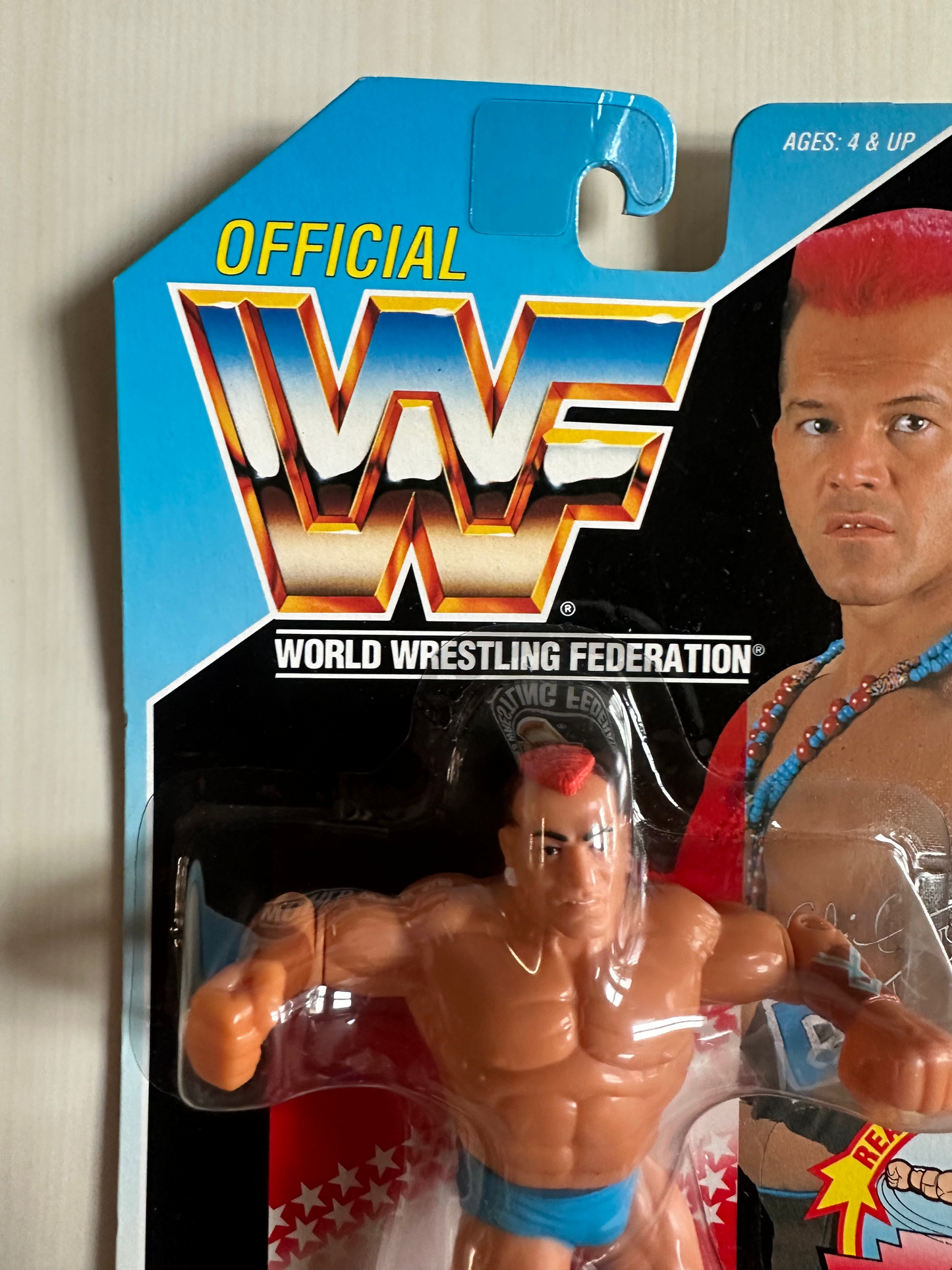 Tatanka Series 6 WWF Hasbro MOC