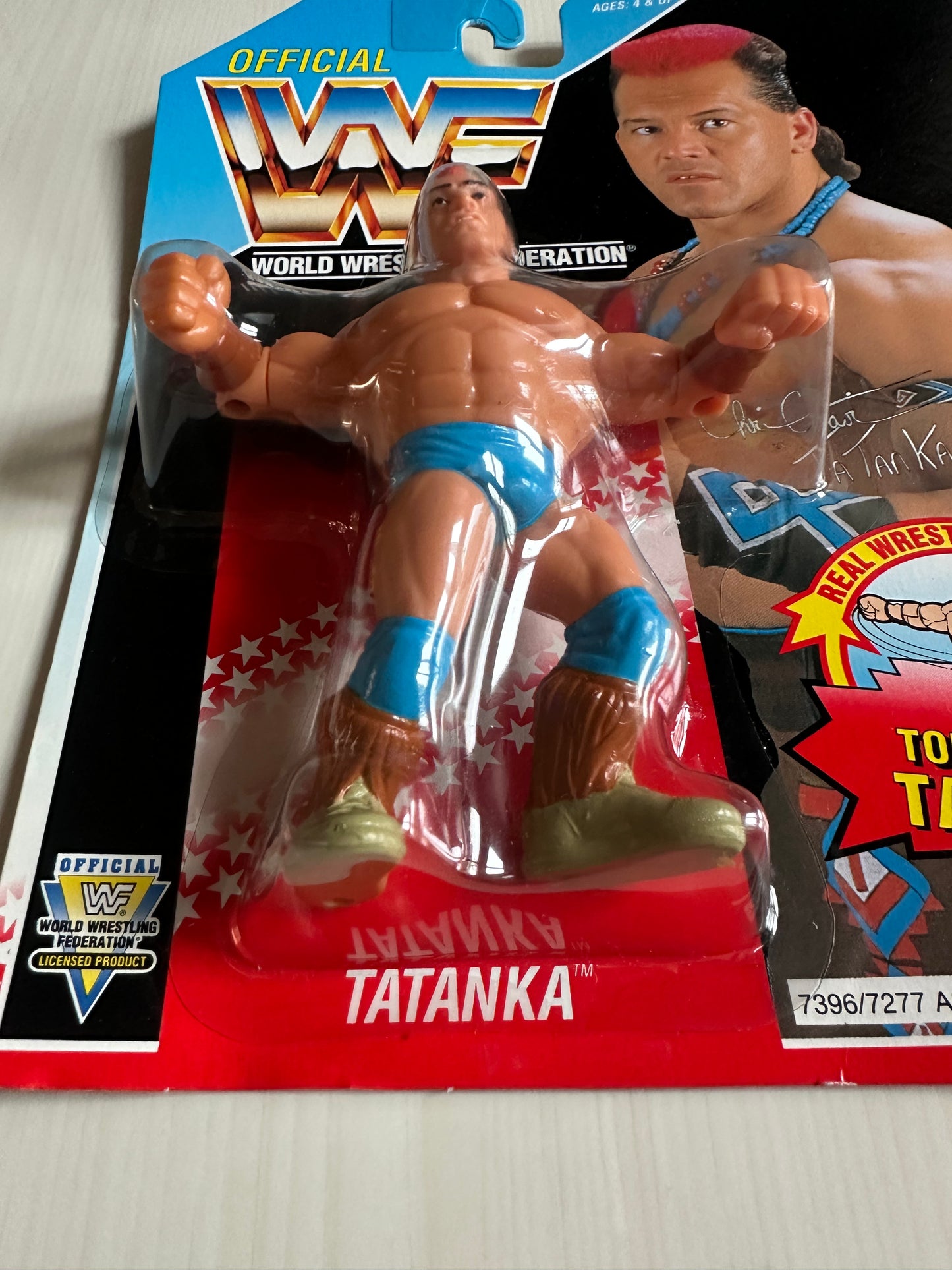 Tatanka Series 6 WWF Hasbro MOC