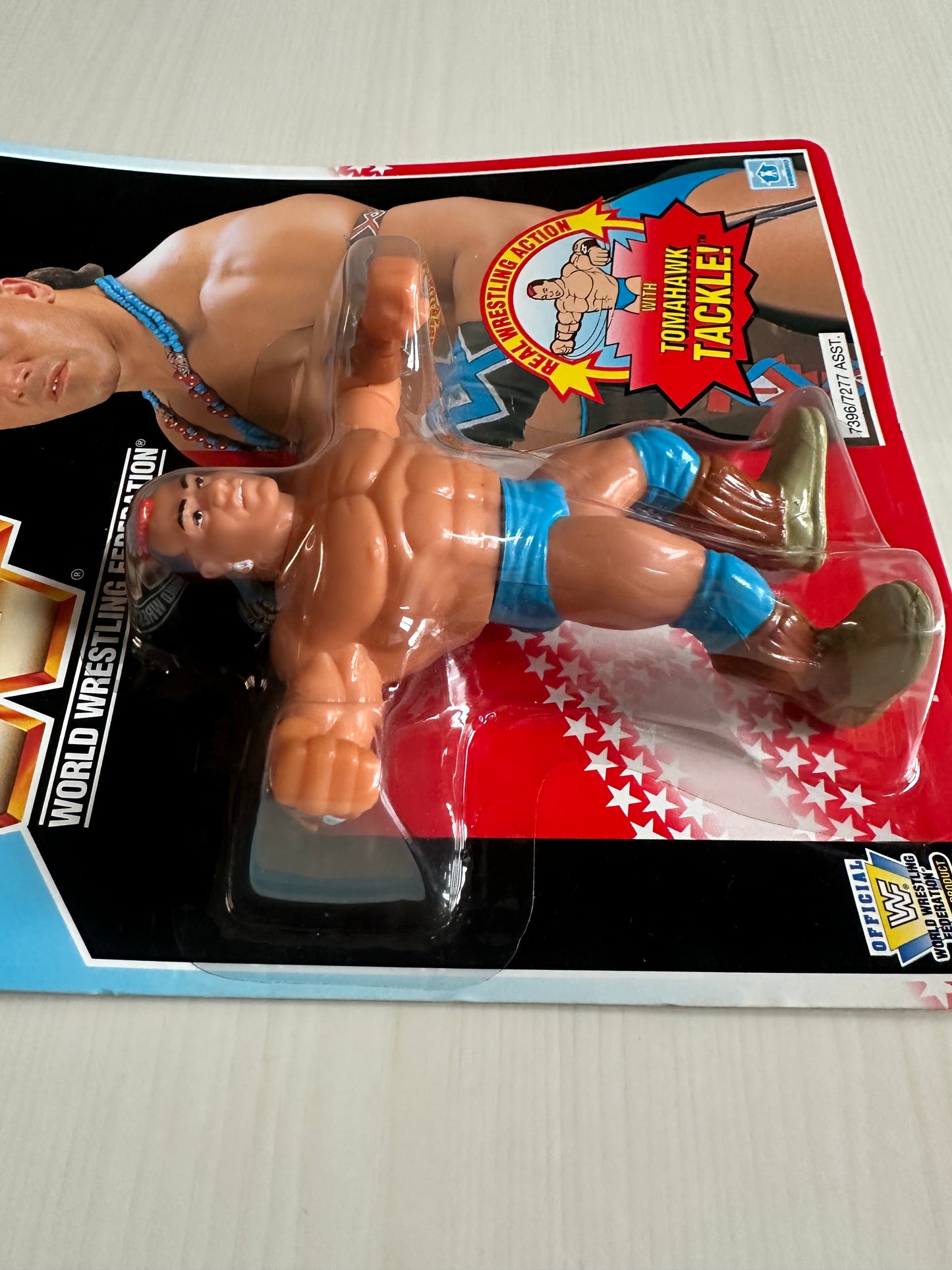 Tatanka Series 6 WWF Hasbro MOC