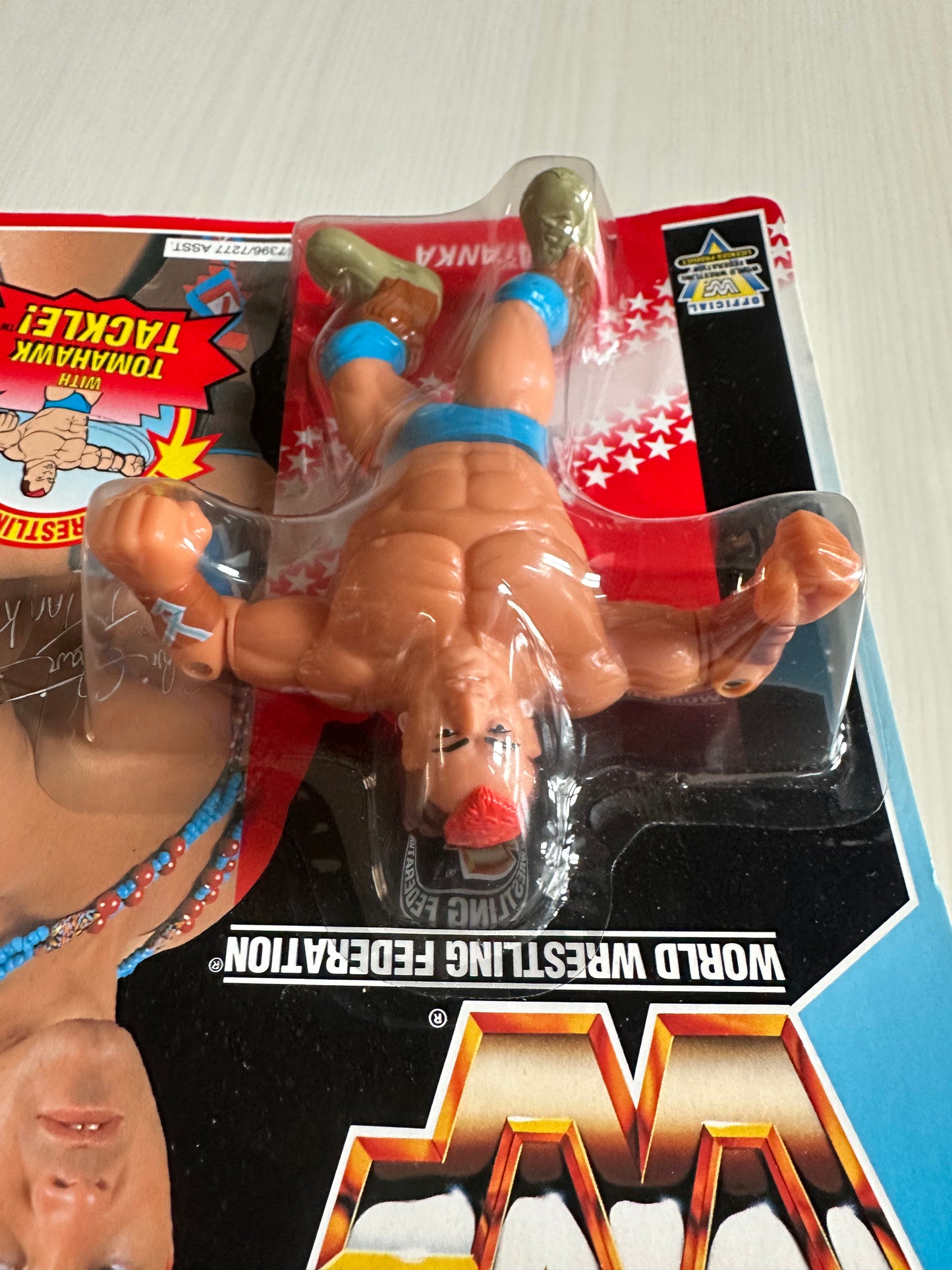 Tatanka Series 6 WWF Hasbro MOC