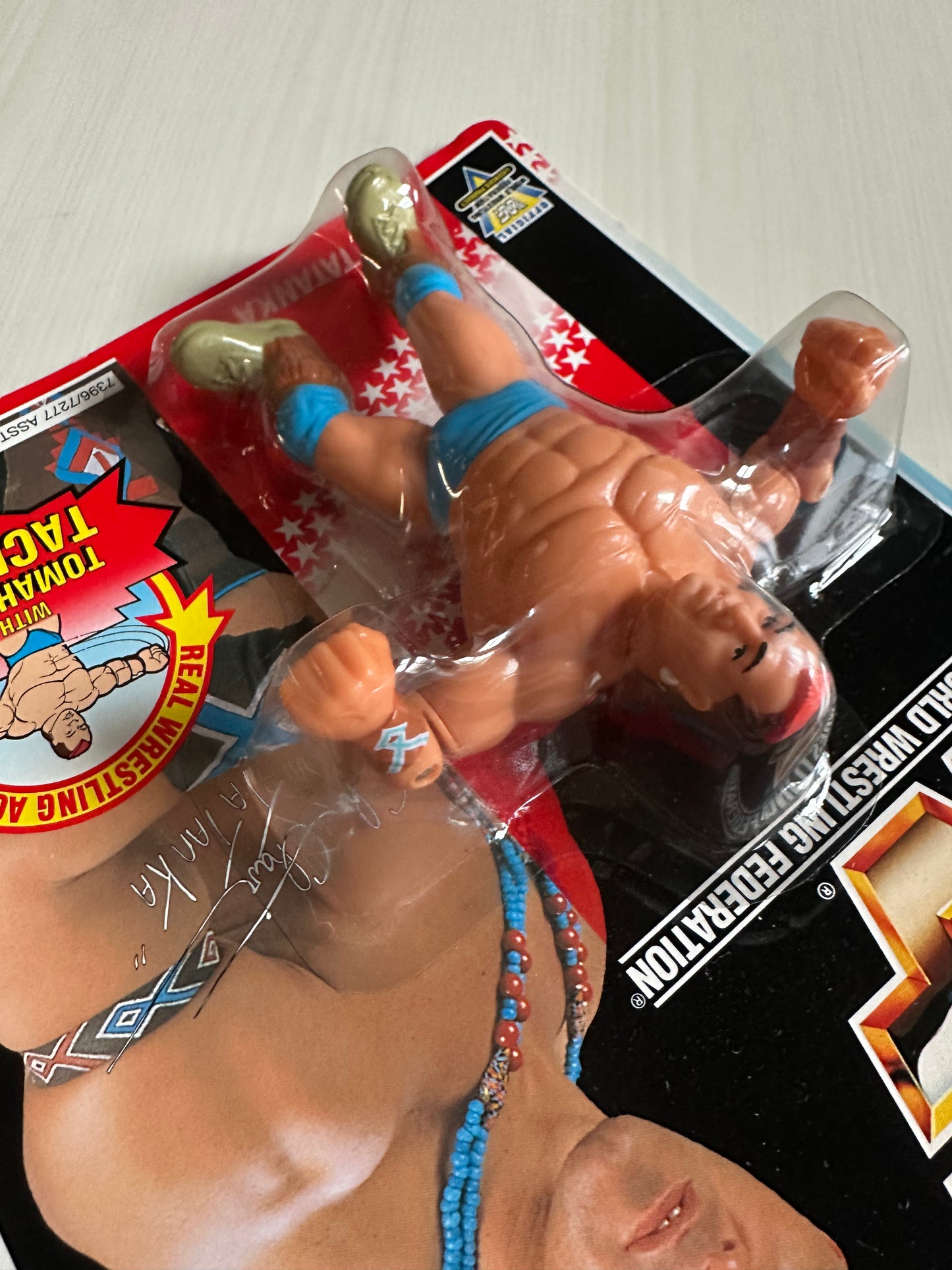Tatanka Series 6 WWF Hasbro MOC