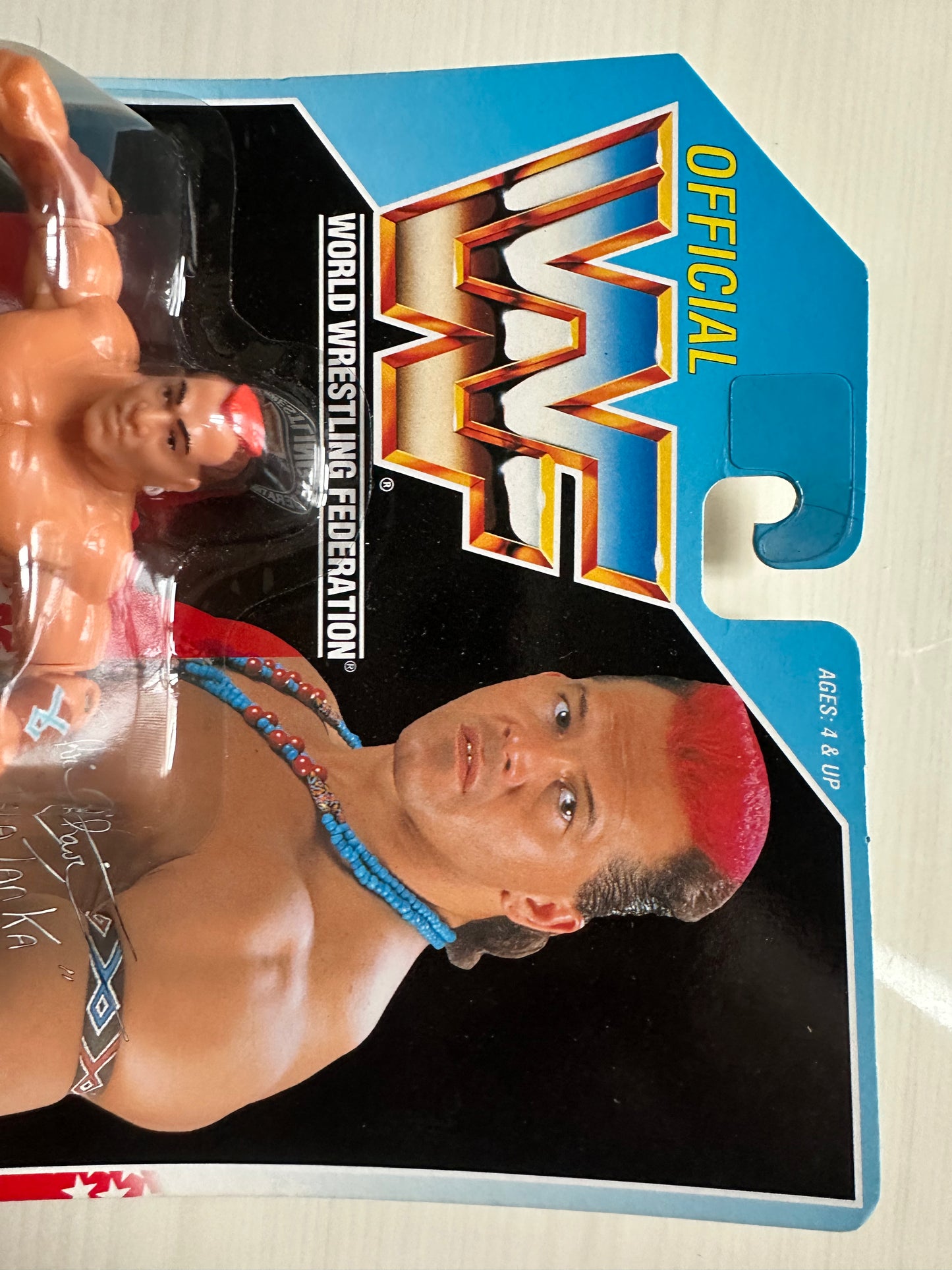 Tatanka Series 6 WWF Hasbro MOC