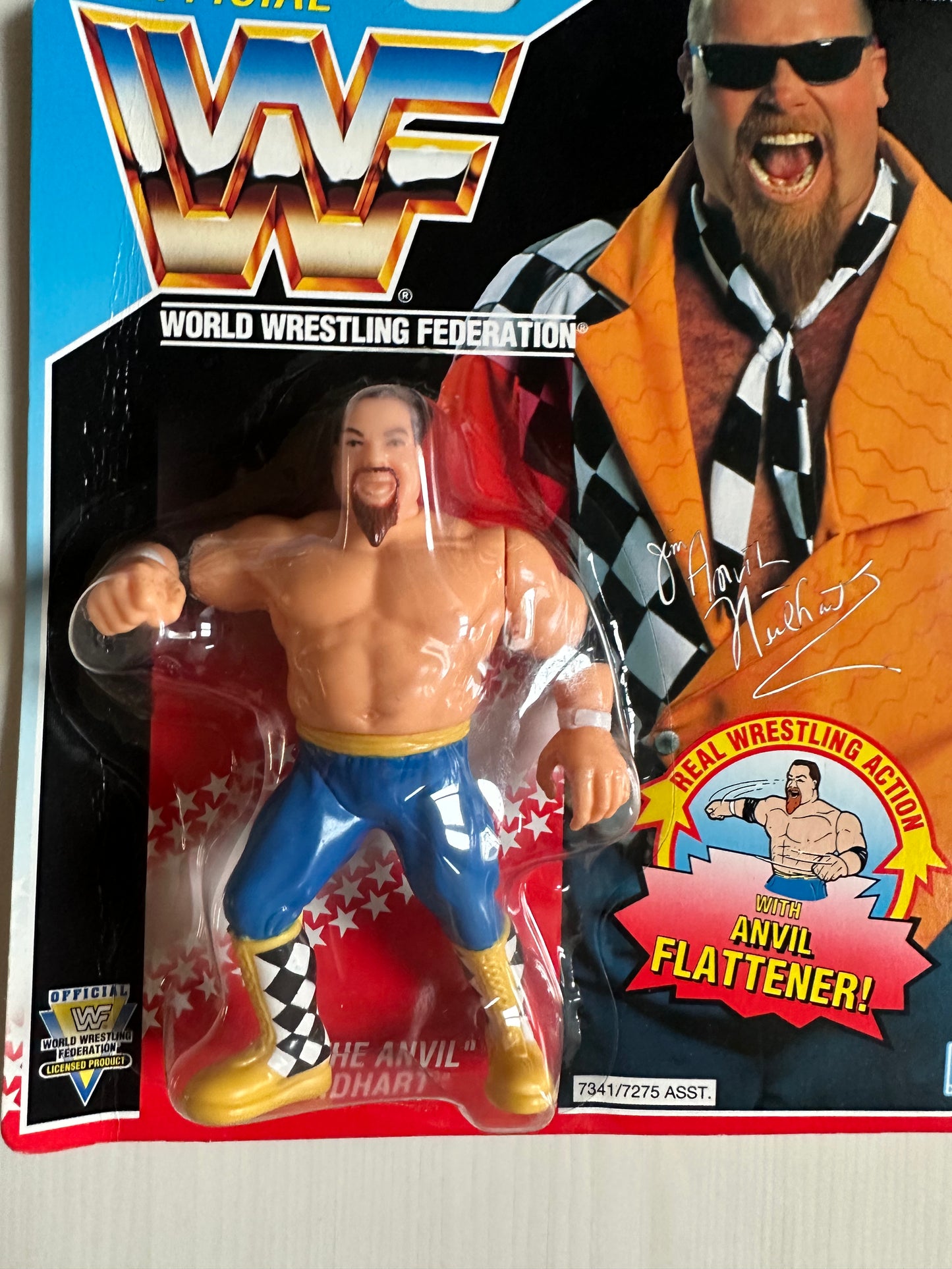 Jim the Anvil Neidhart Series 6 WWF Hasbro MOC