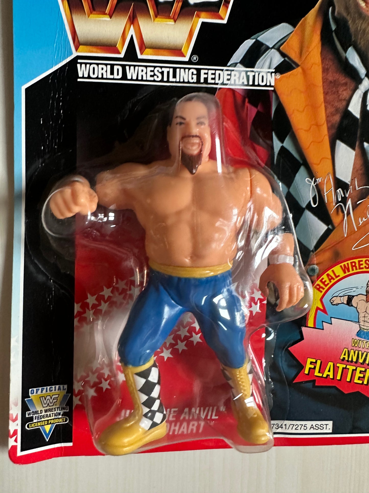 Jim the Anvil Neidhart Series 6 WWF Hasbro MOC