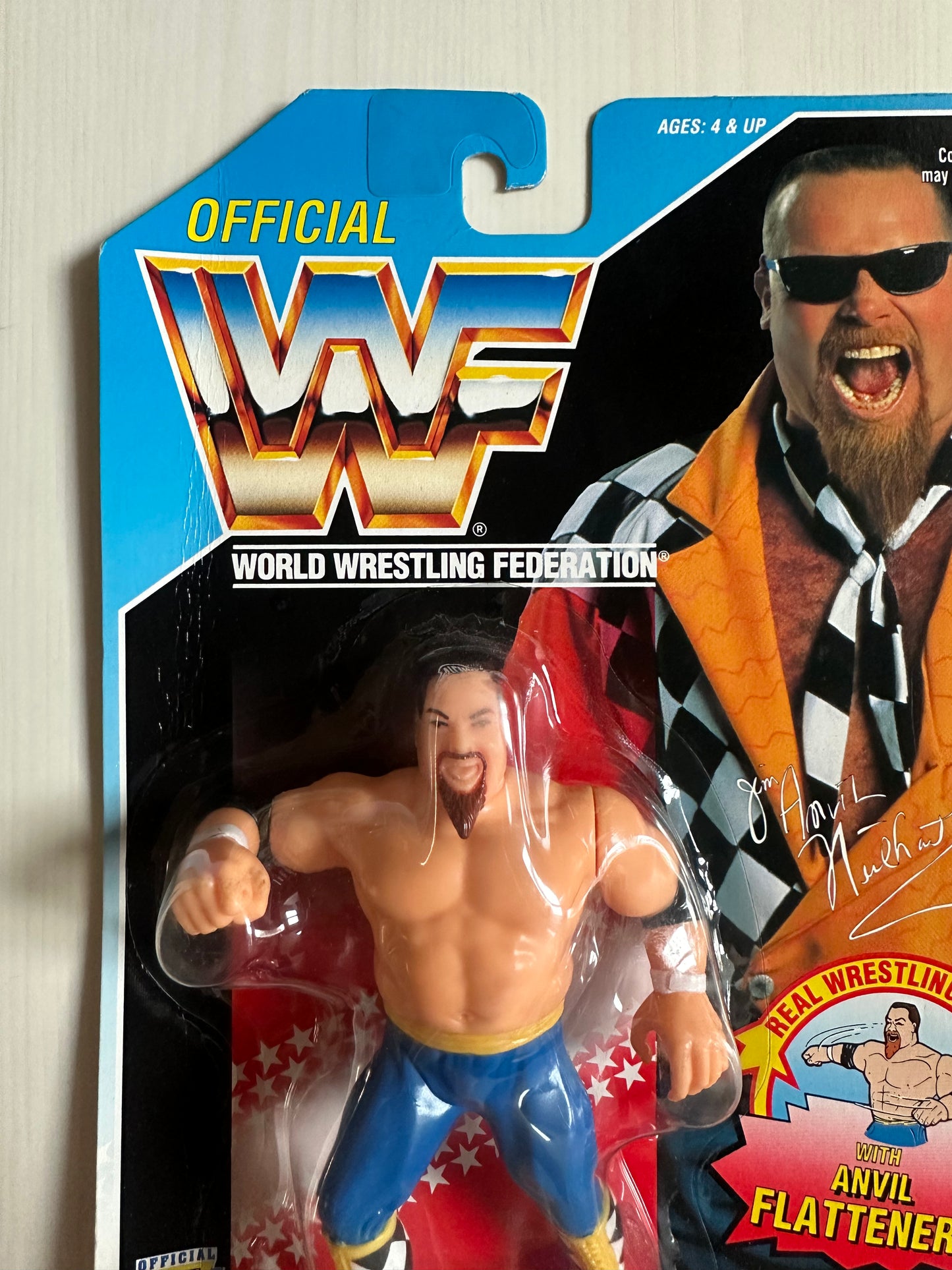 Jim the Anvil Neidhart Series 6 WWF Hasbro MOC