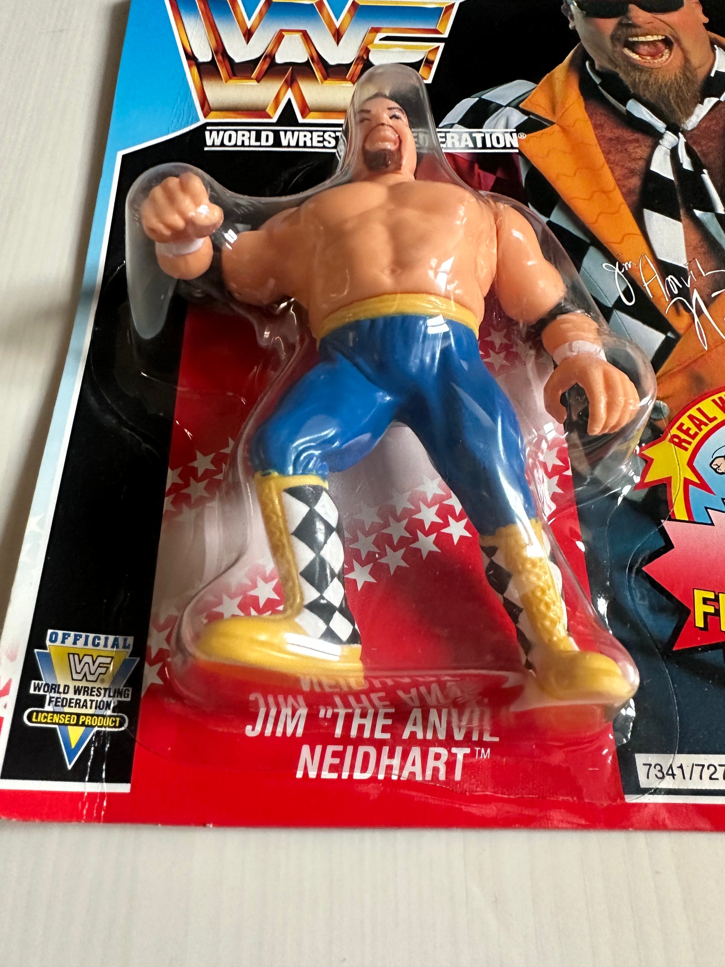 Jim the Anvil Neidhart Series 6 WWF Hasbro MOC