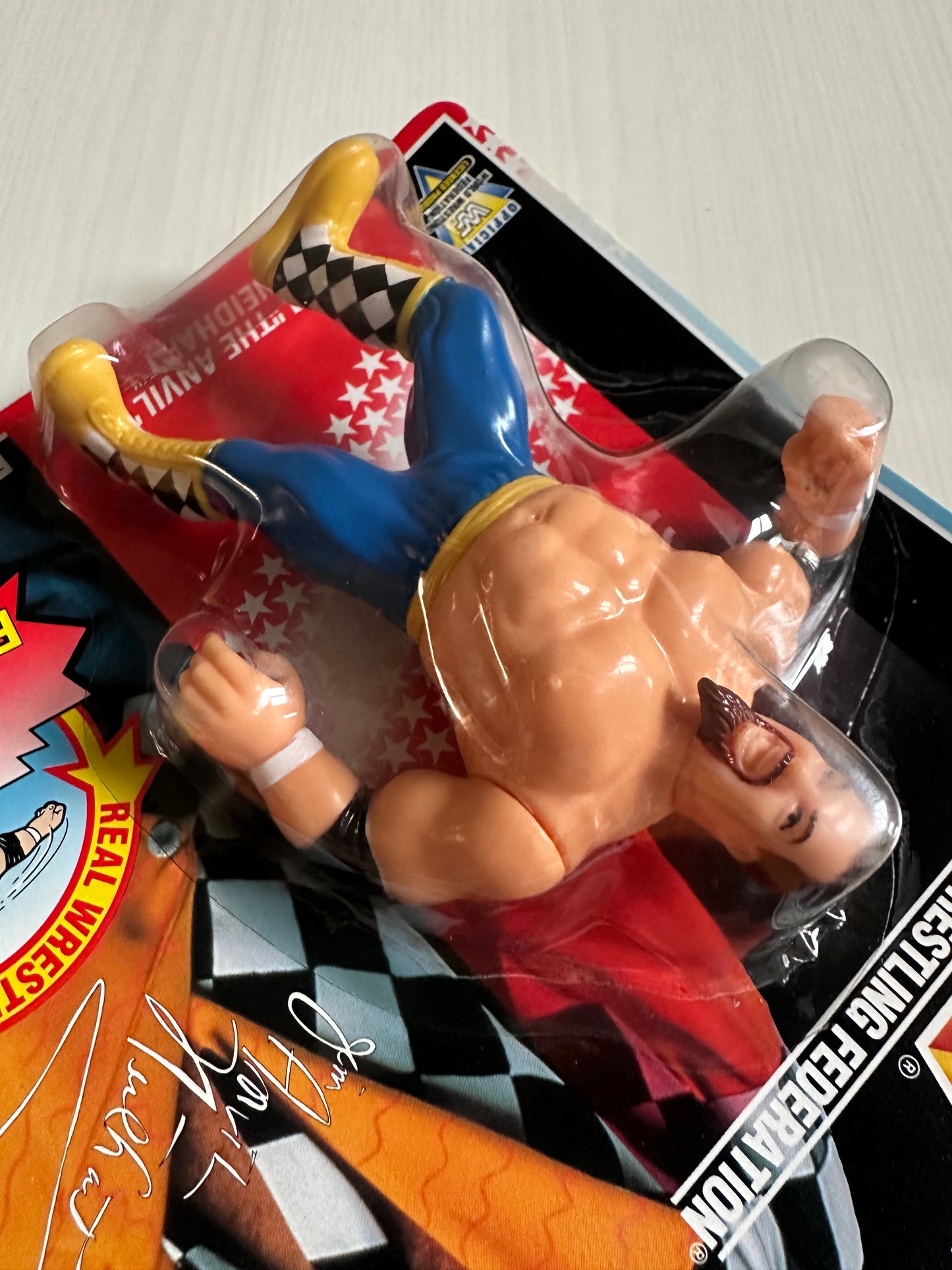 Jim the Anvil Neidhart Series 6 WWF Hasbro MOC