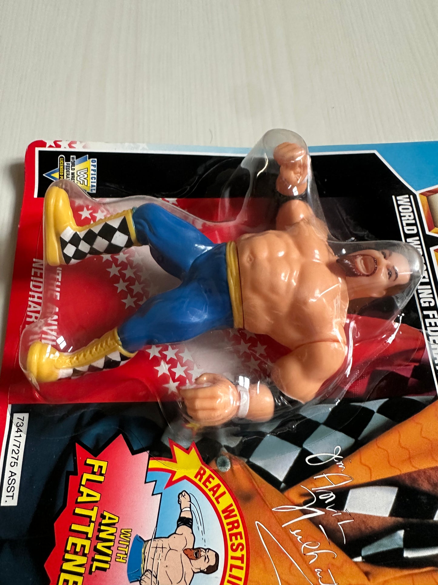 Jim the Anvil Neidhart Series 6 WWF Hasbro MOC