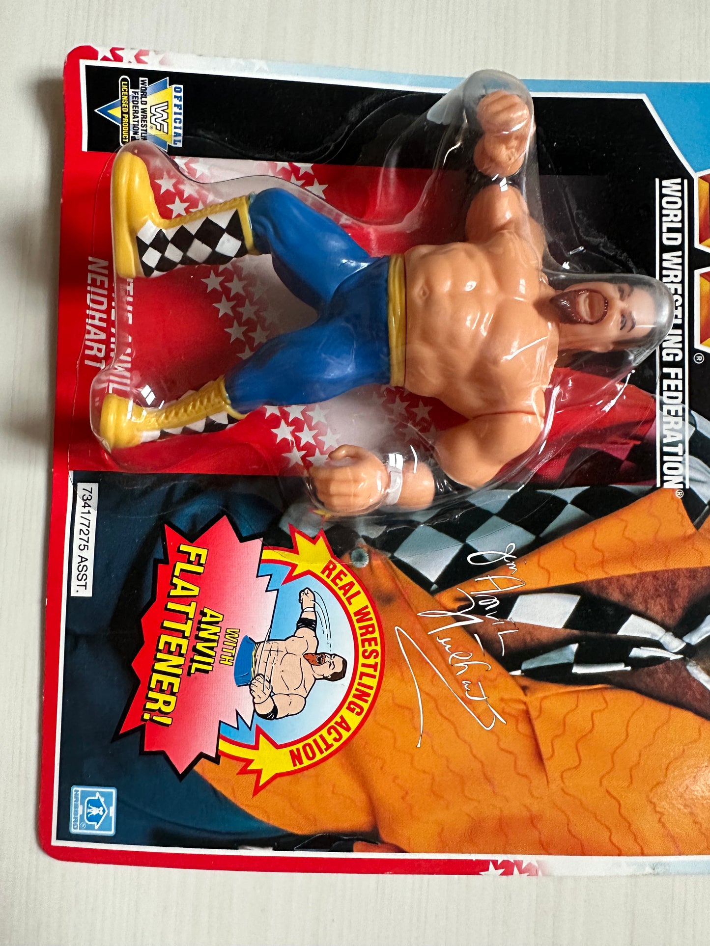 Jim the Anvil Neidhart Series 6 WWF Hasbro MOC