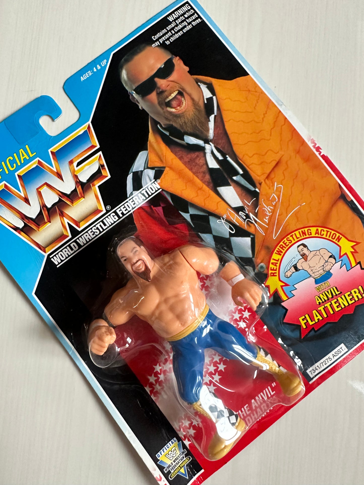 Jim the Anvil Neidhart Series 6 WWF Hasbro MOC