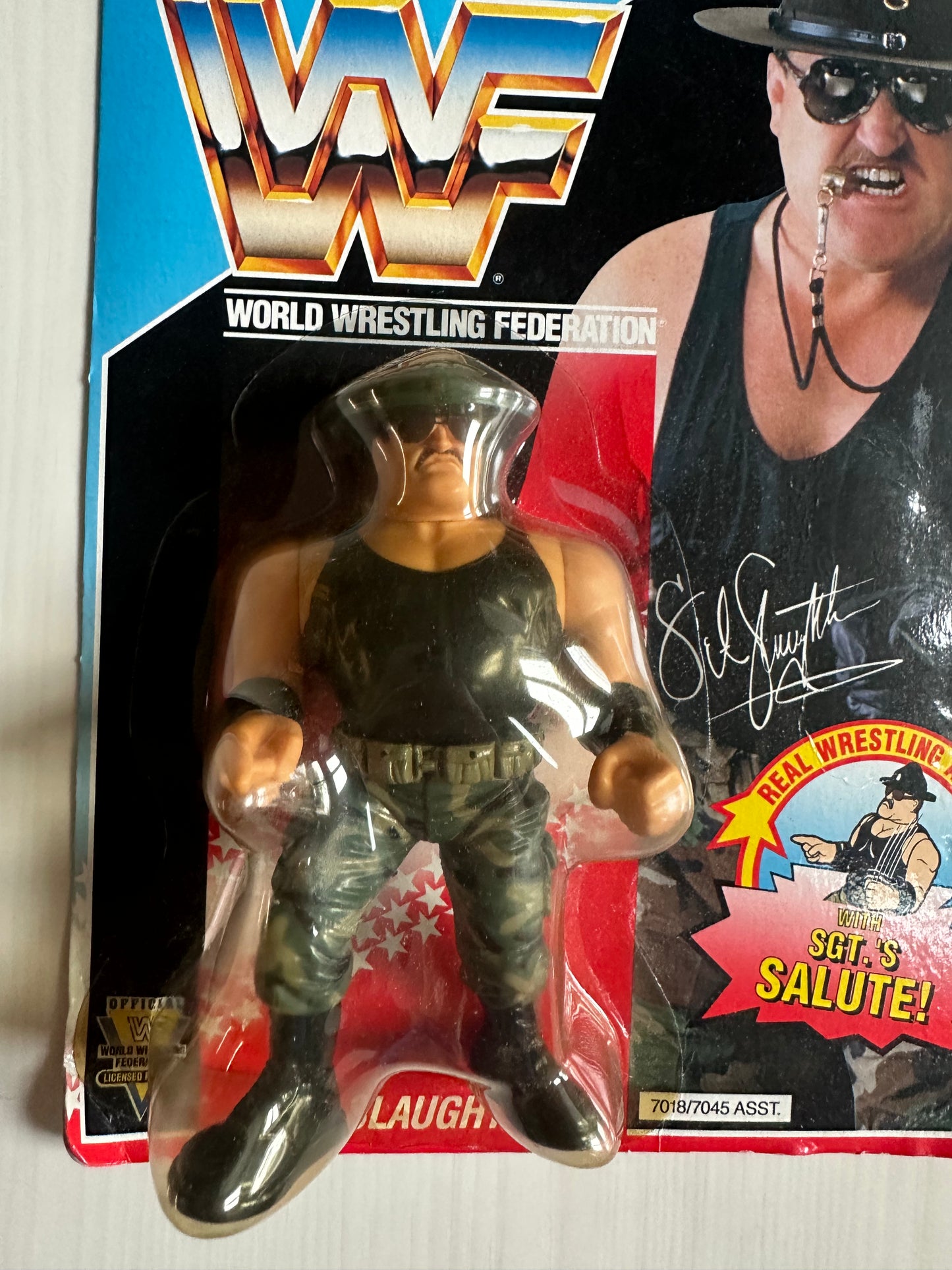Sgt Slaughter Series 3 WWF Hasbro MOC