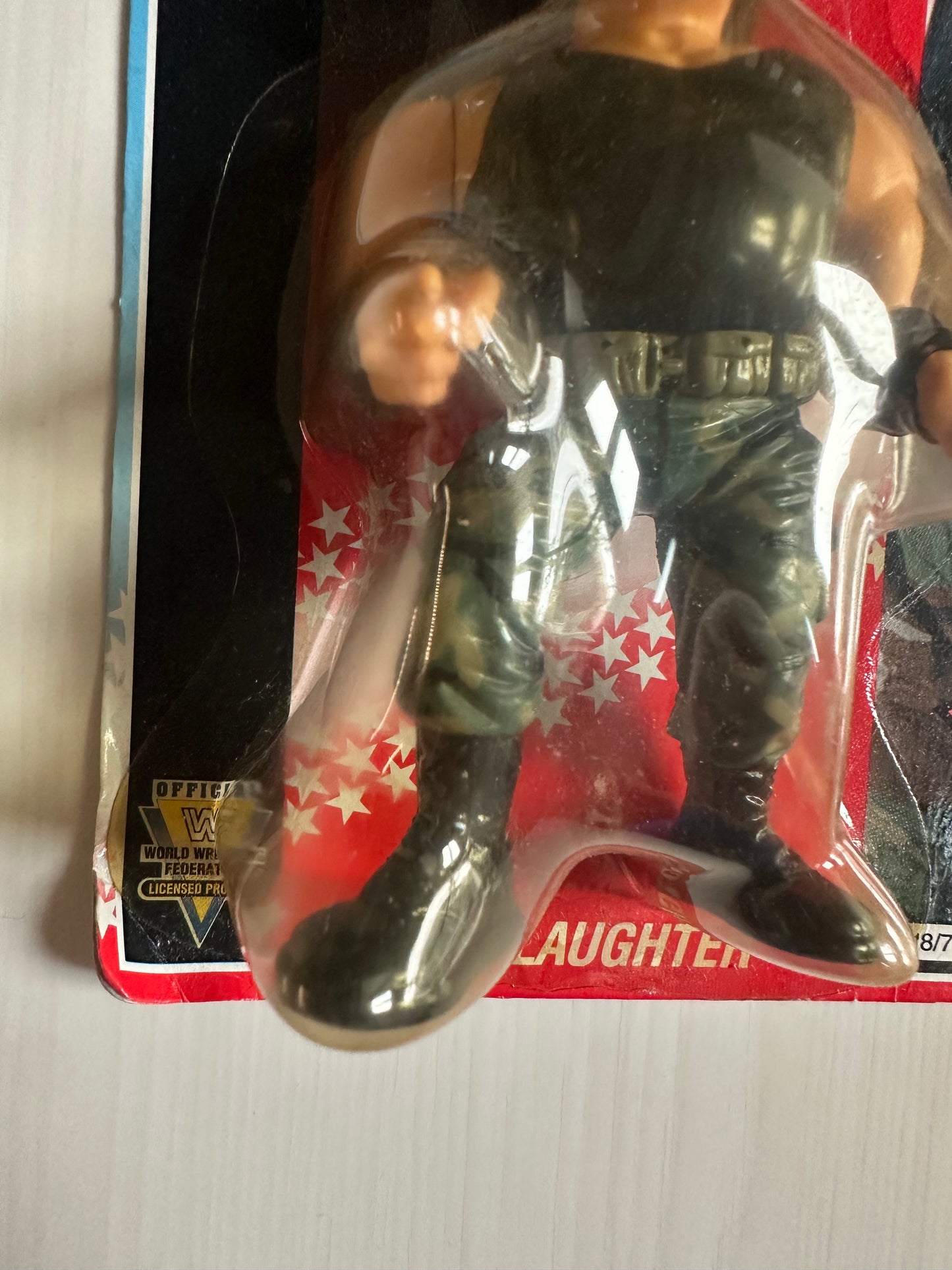 Sgt Slaughter Series 3 WWF Hasbro MOC