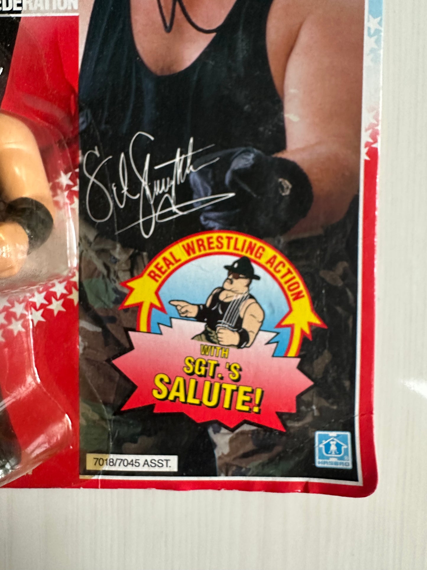 Sgt Slaughter Series 3 WWF Hasbro MOC
