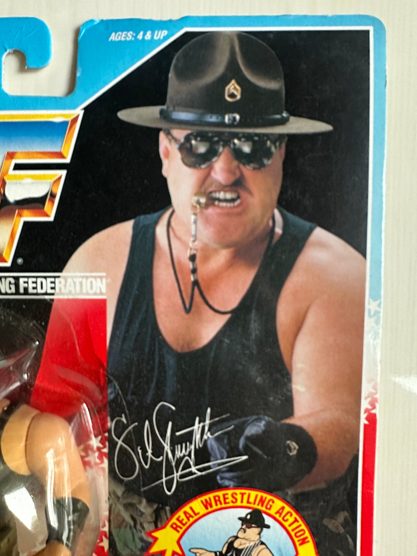 Sgt Slaughter Series 3 WWF Hasbro MOC