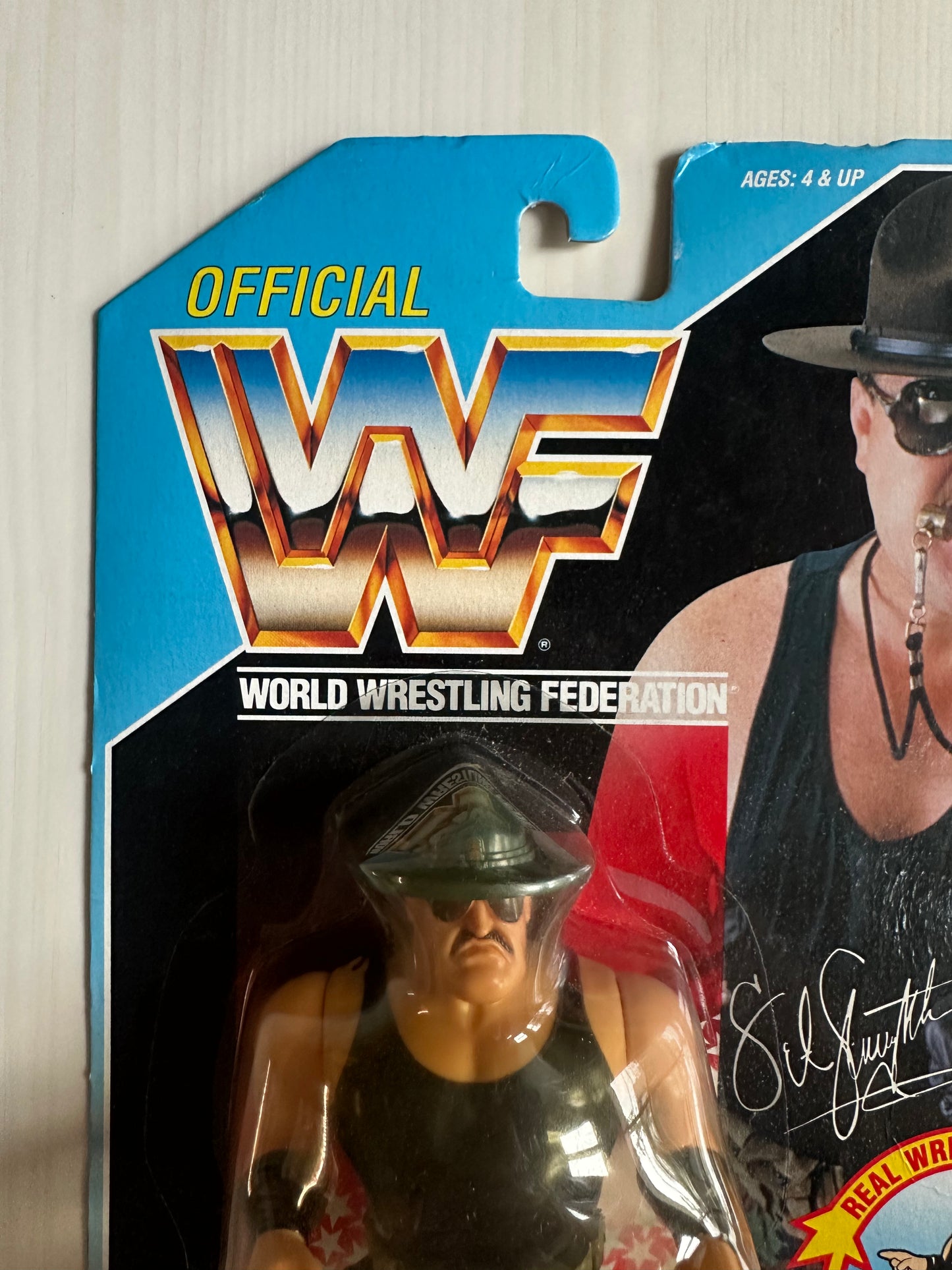 Sgt Slaughter Series 3 WWF Hasbro MOC