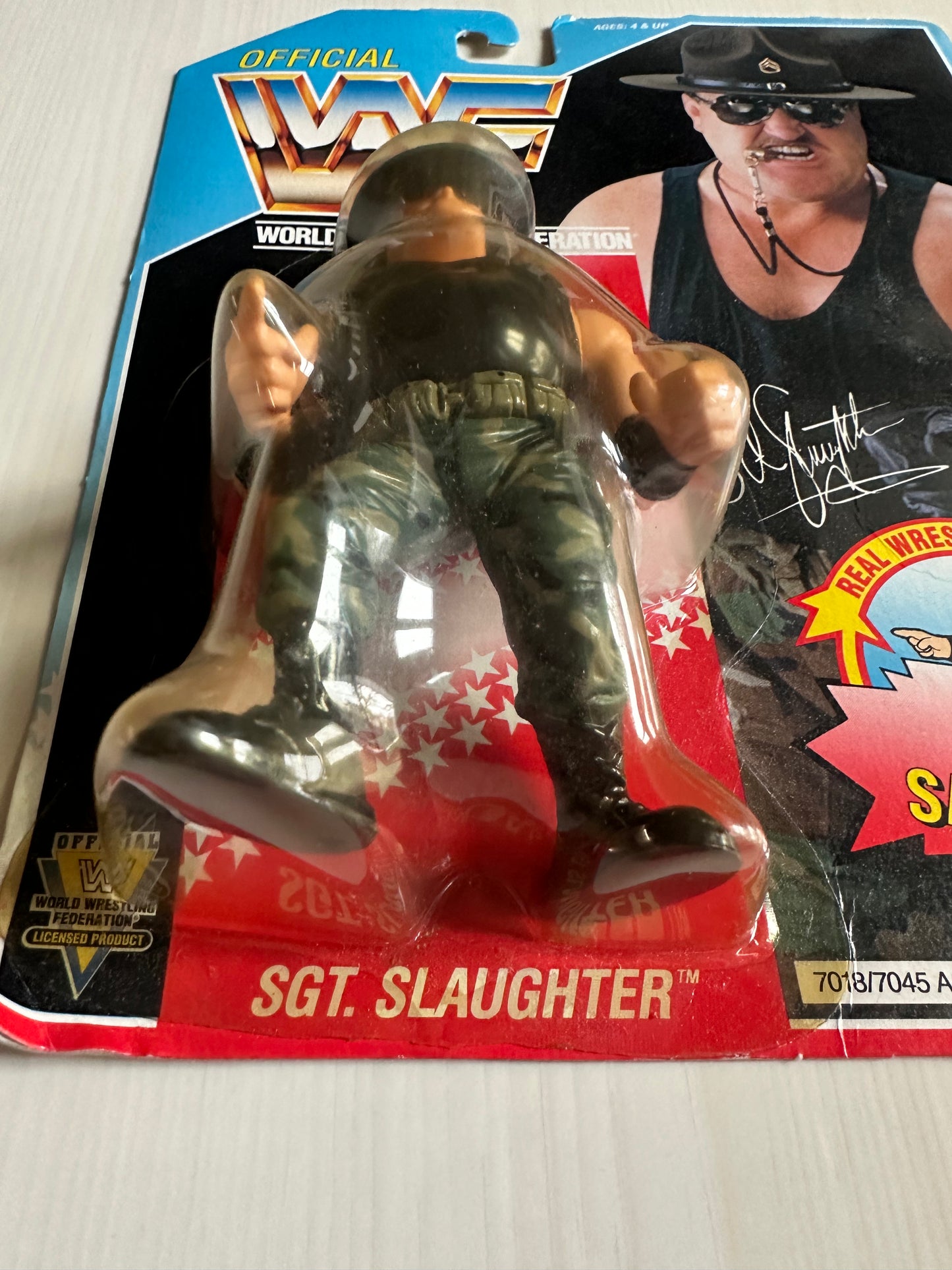 Sgt Slaughter Series 3 WWF Hasbro MOC