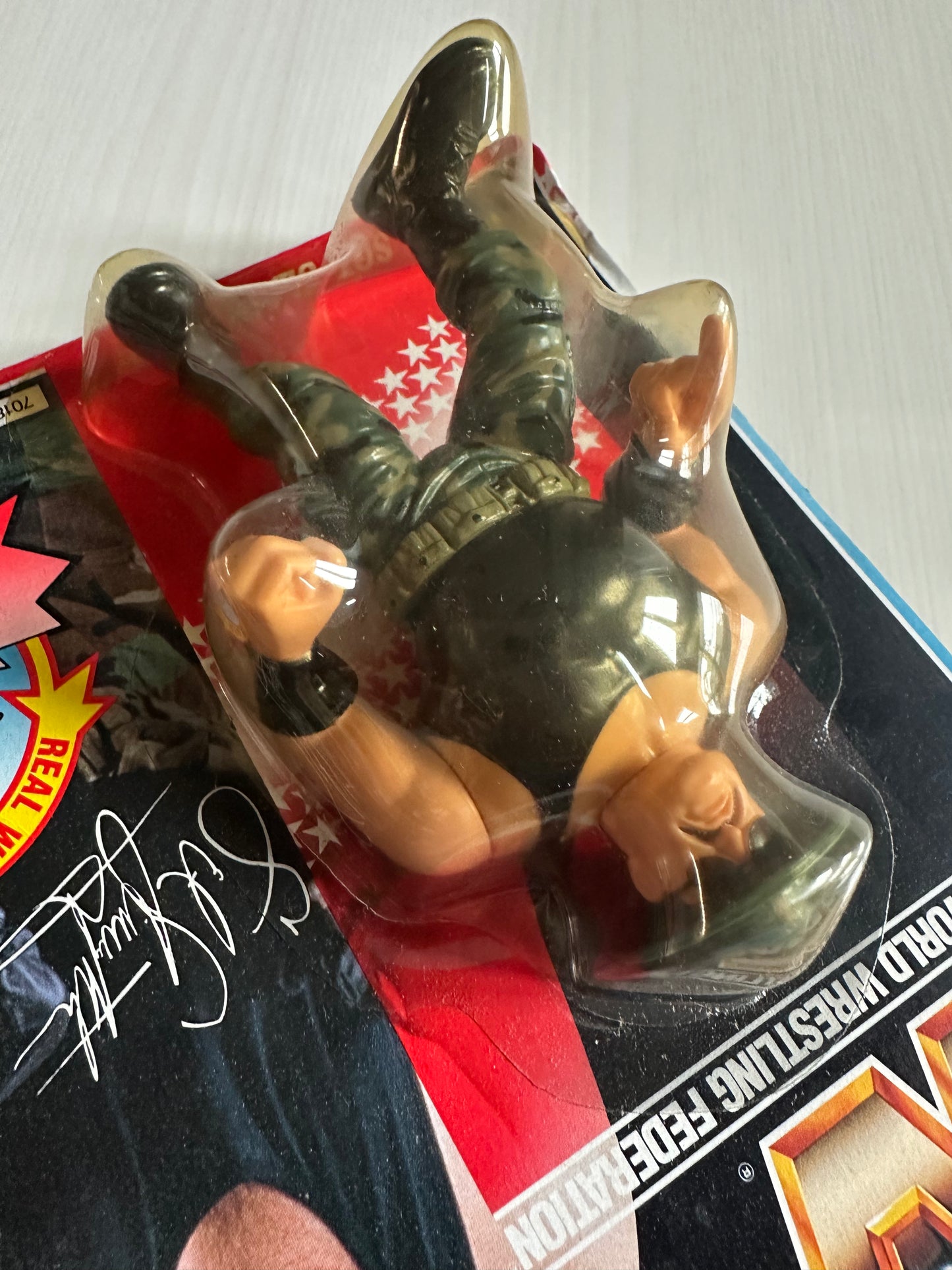 Sgt Slaughter Series 3 WWF Hasbro MOC