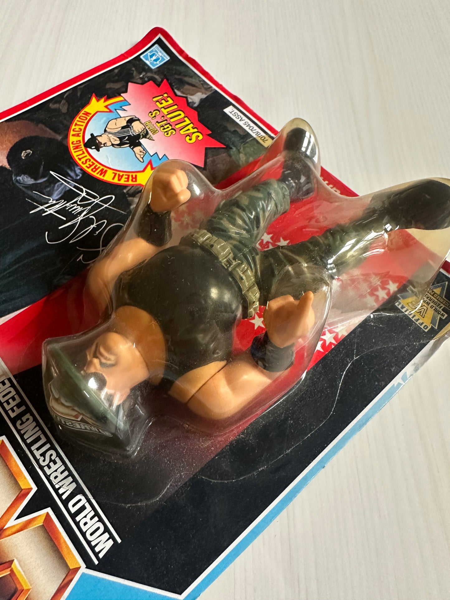 Sgt Slaughter Series 3 WWF Hasbro MOC
