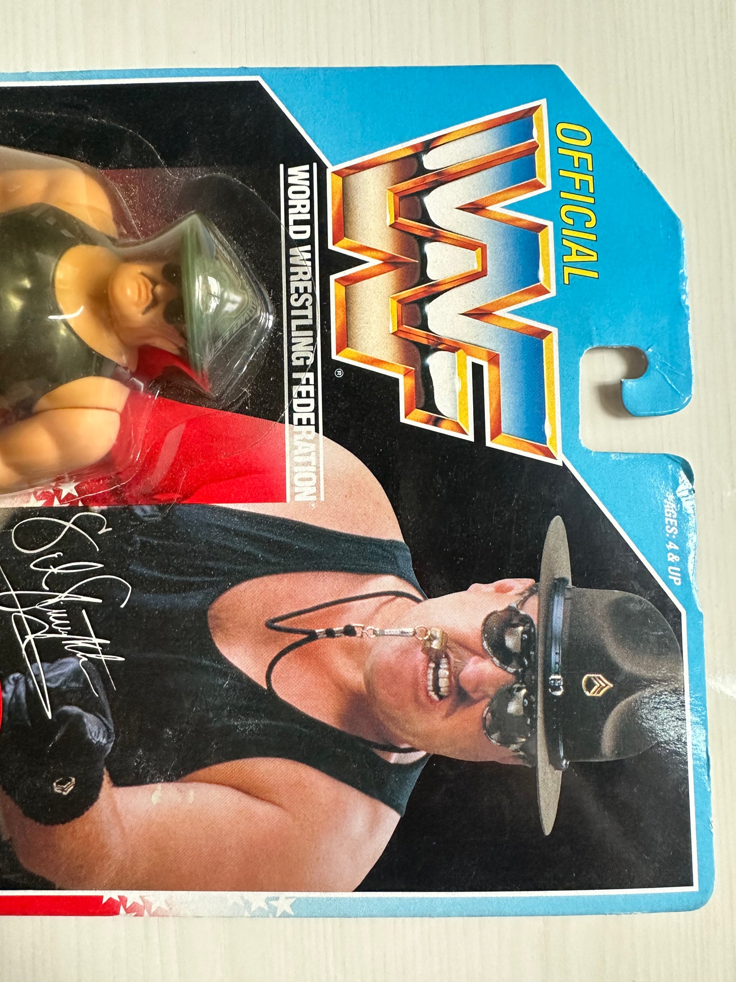 Sgt Slaughter Series 3 WWF Hasbro MOC