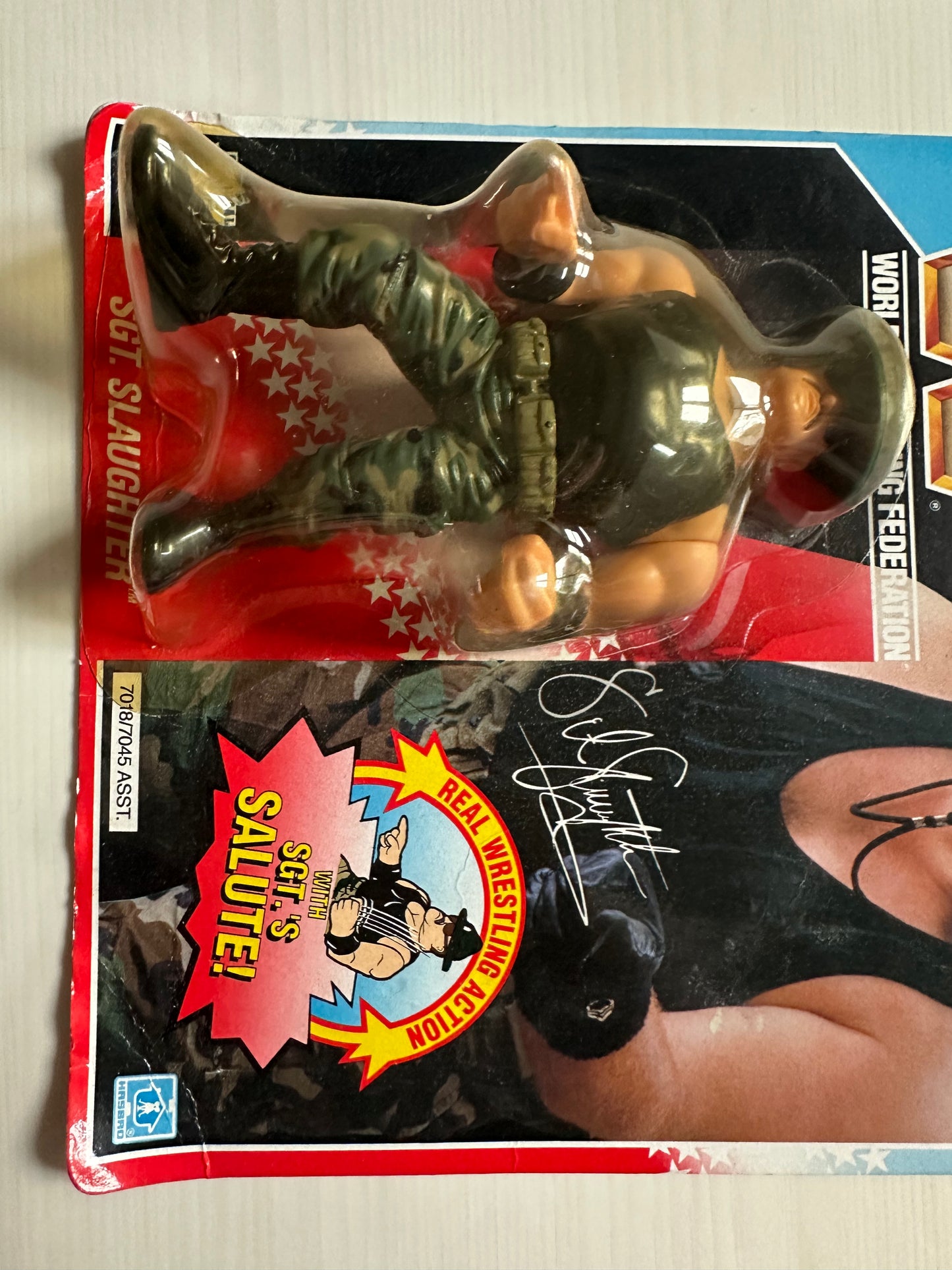 Sgt Slaughter Series 3 WWF Hasbro MOC
