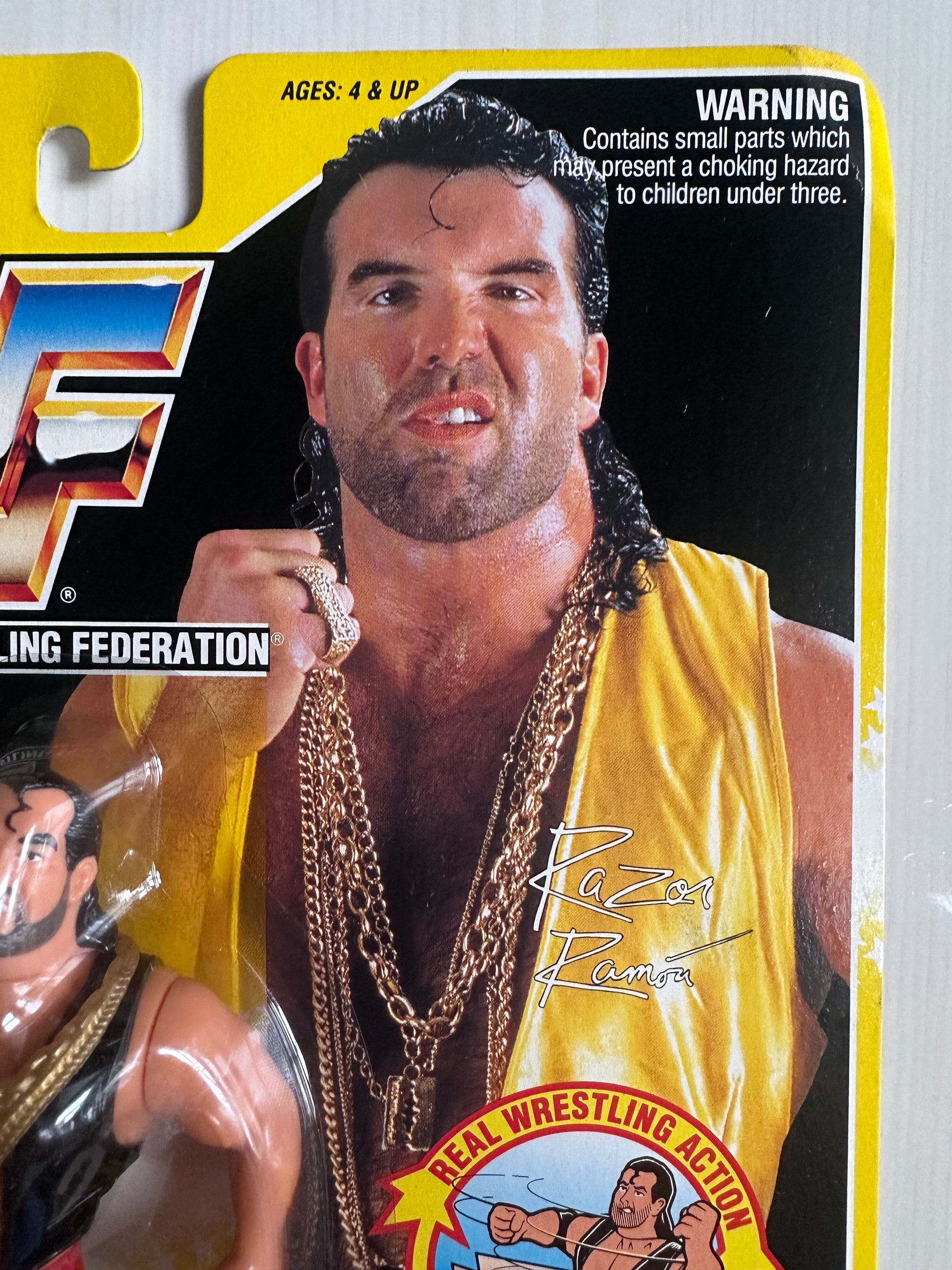 Wwf Magazine Razor Ramon Razor Ramon Series 7 WWF Hasbro MOC – retrofigure