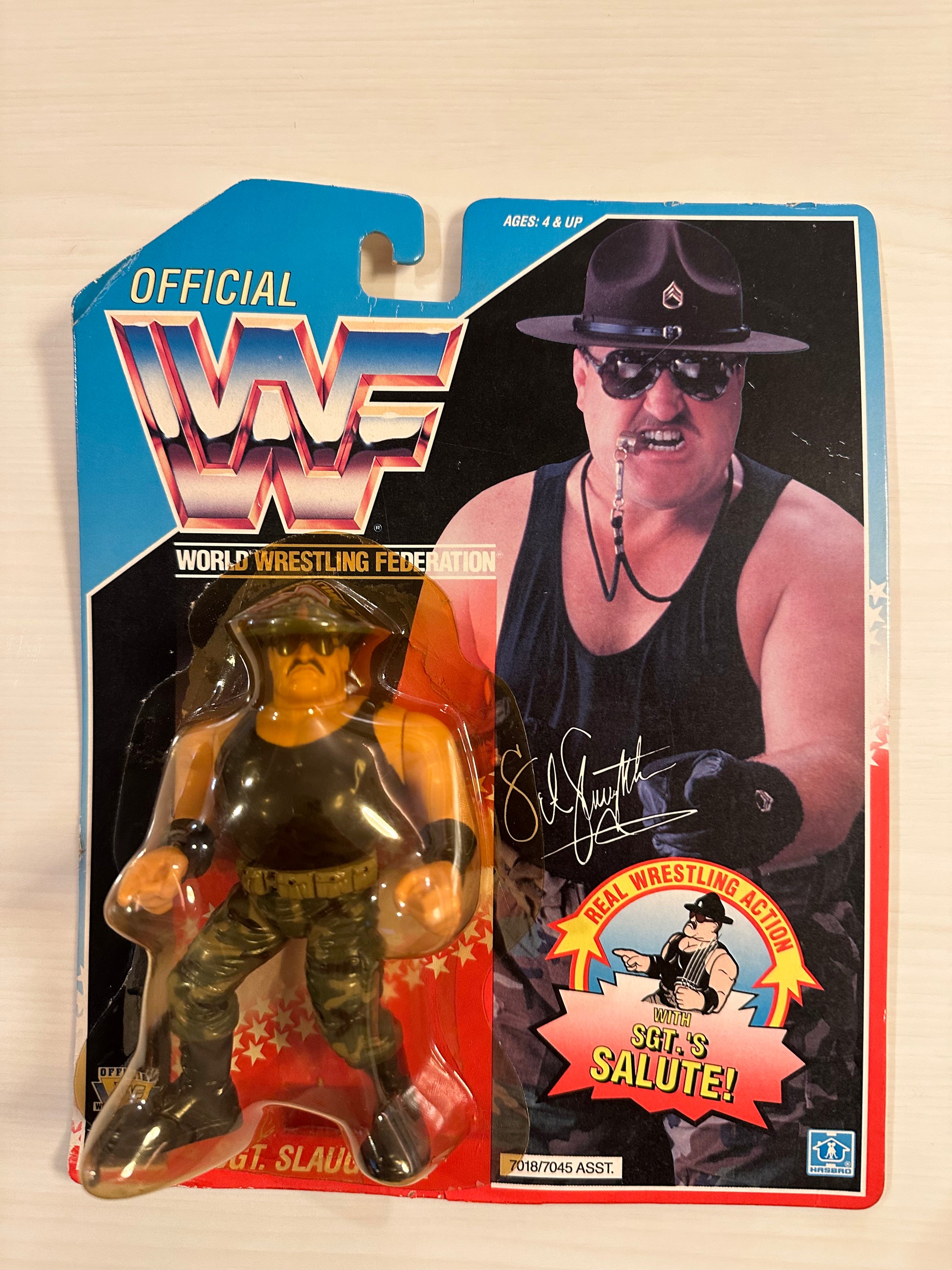 Sgt Slaughter Series 3 WWF Hasbro – retrofigure Sgt Slaughter Series 3 WWF Hasbro – retrofigure