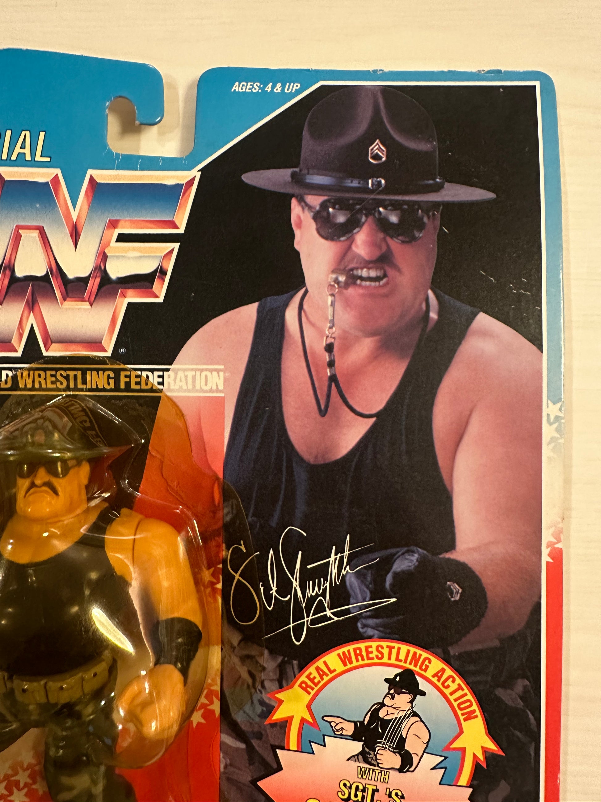 Sgt Slaughter Series 3 WWF Hasbro – retrofigure Sgt Slaughter Series 3 WWF Hasbro – retrofigure