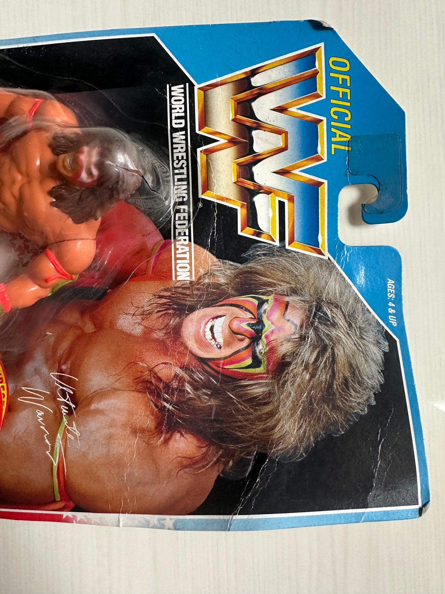 Ultimate Warrior Series 2 WWF Hasbro MOC Korean variant
