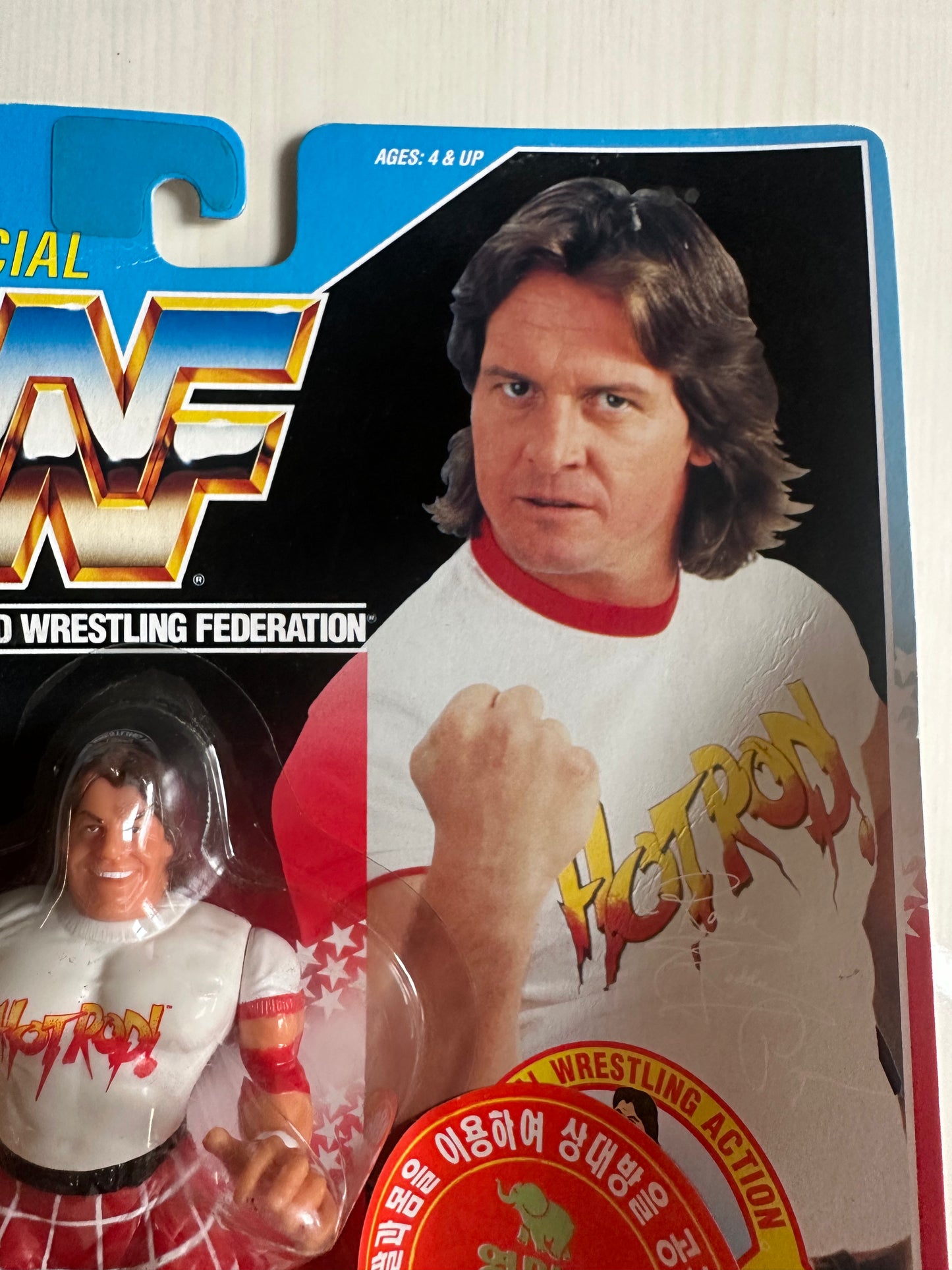 Rowdy Roddy Piper Series 1 WWF Hasbro MOC Korean variant