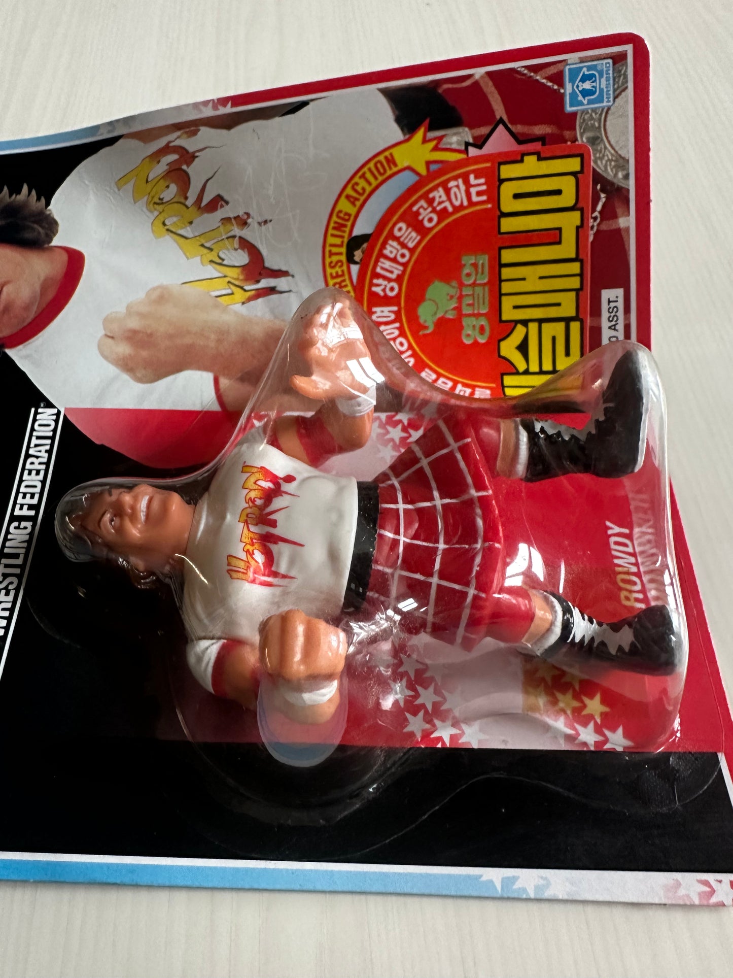 Rowdy Roddy Piper Series 1 WWF Hasbro MOC Korean variant