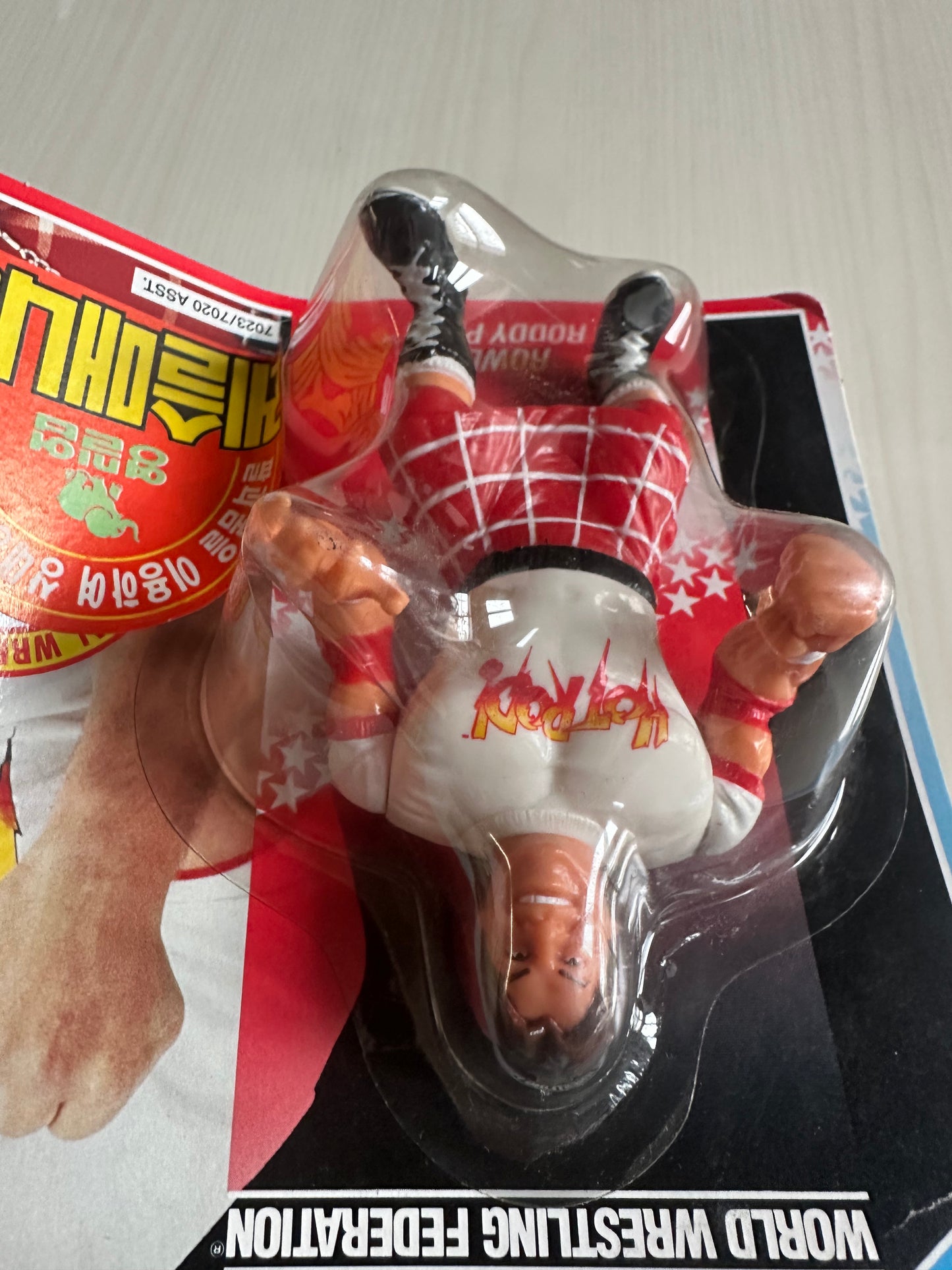Rowdy Roddy Piper Series 1 WWF Hasbro MOC Korean variant