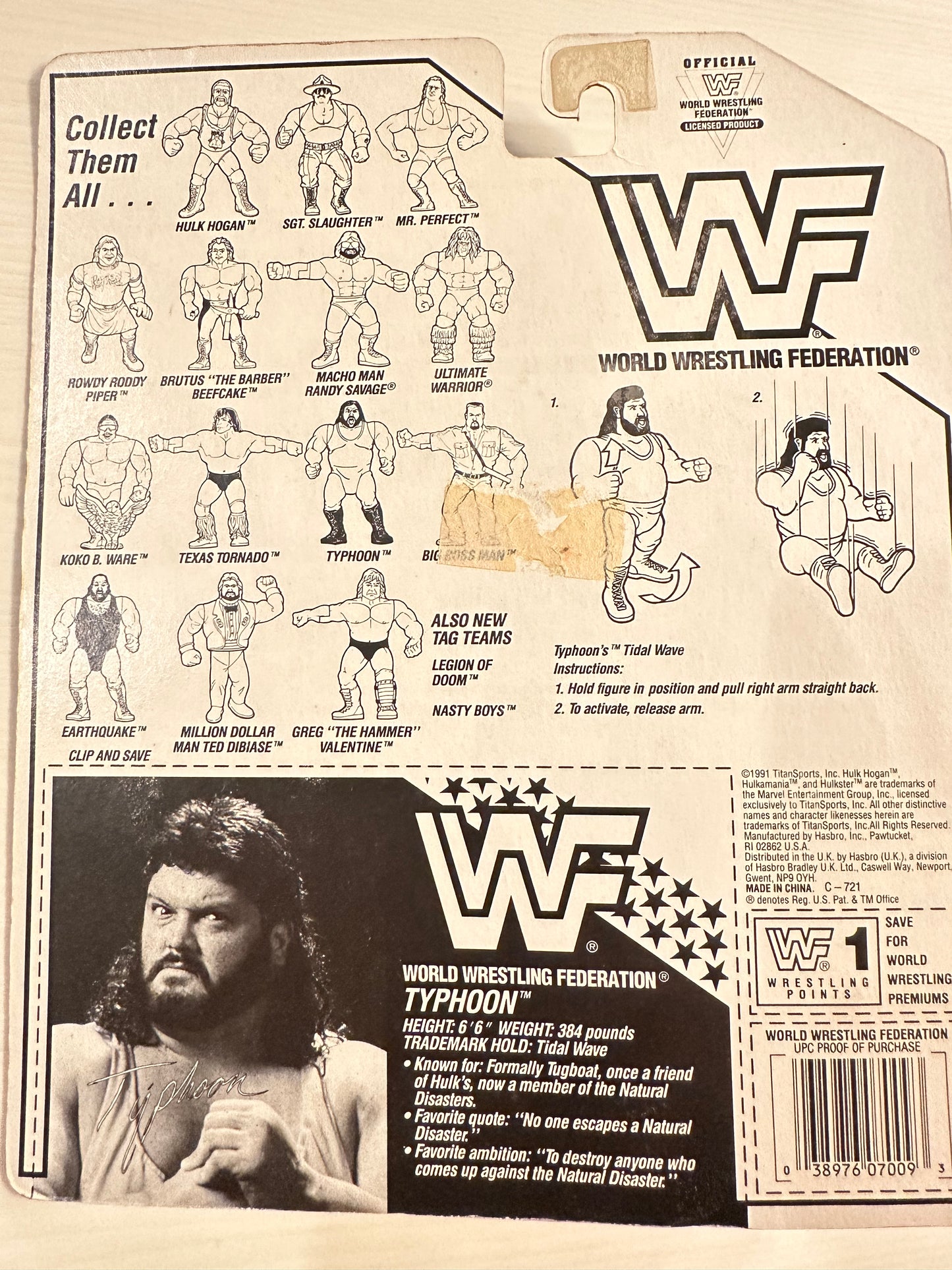 Typhoon Series 3 WWF Hasbro