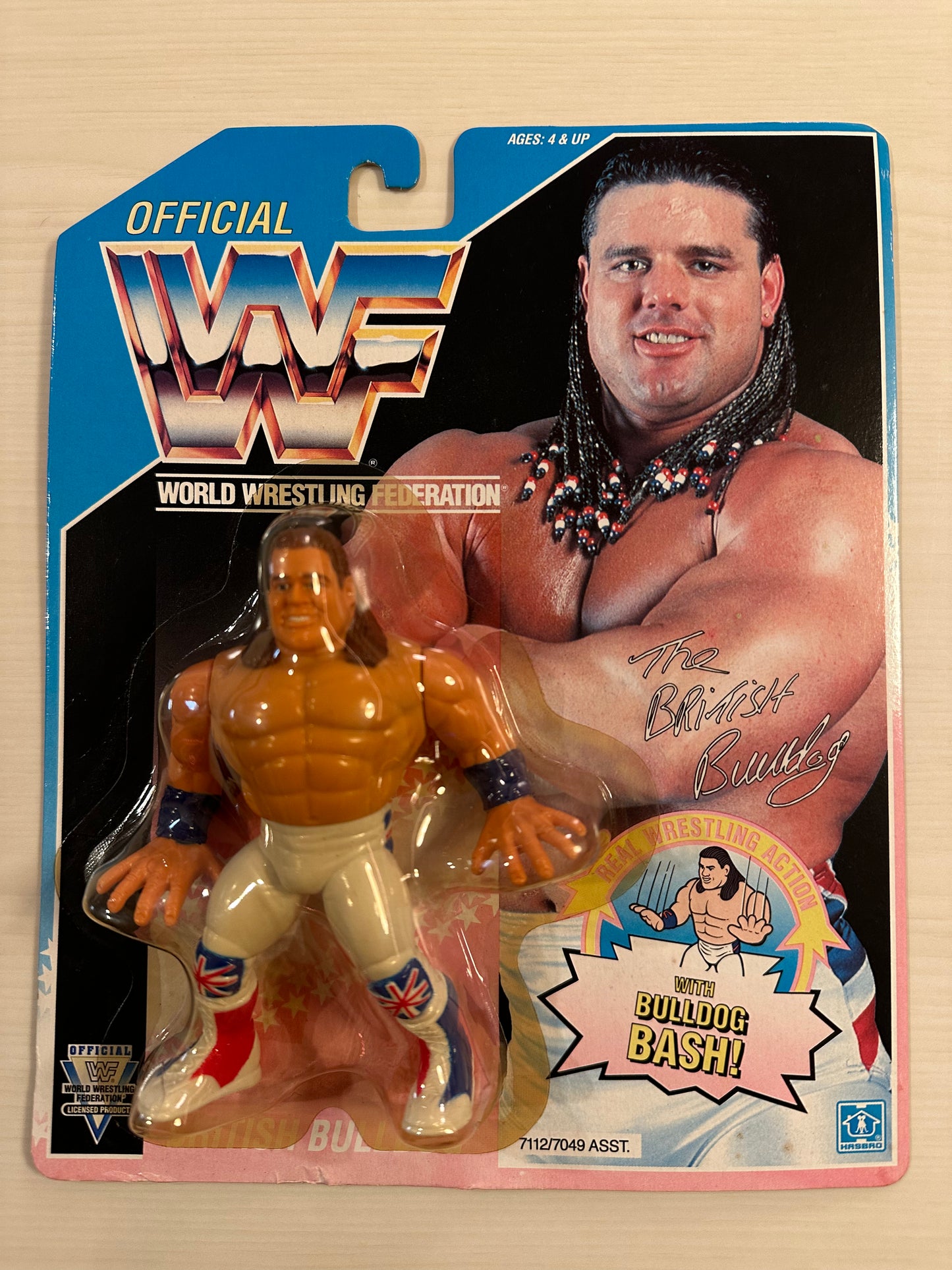 British Bulldog Series 4 WWF Hasbro