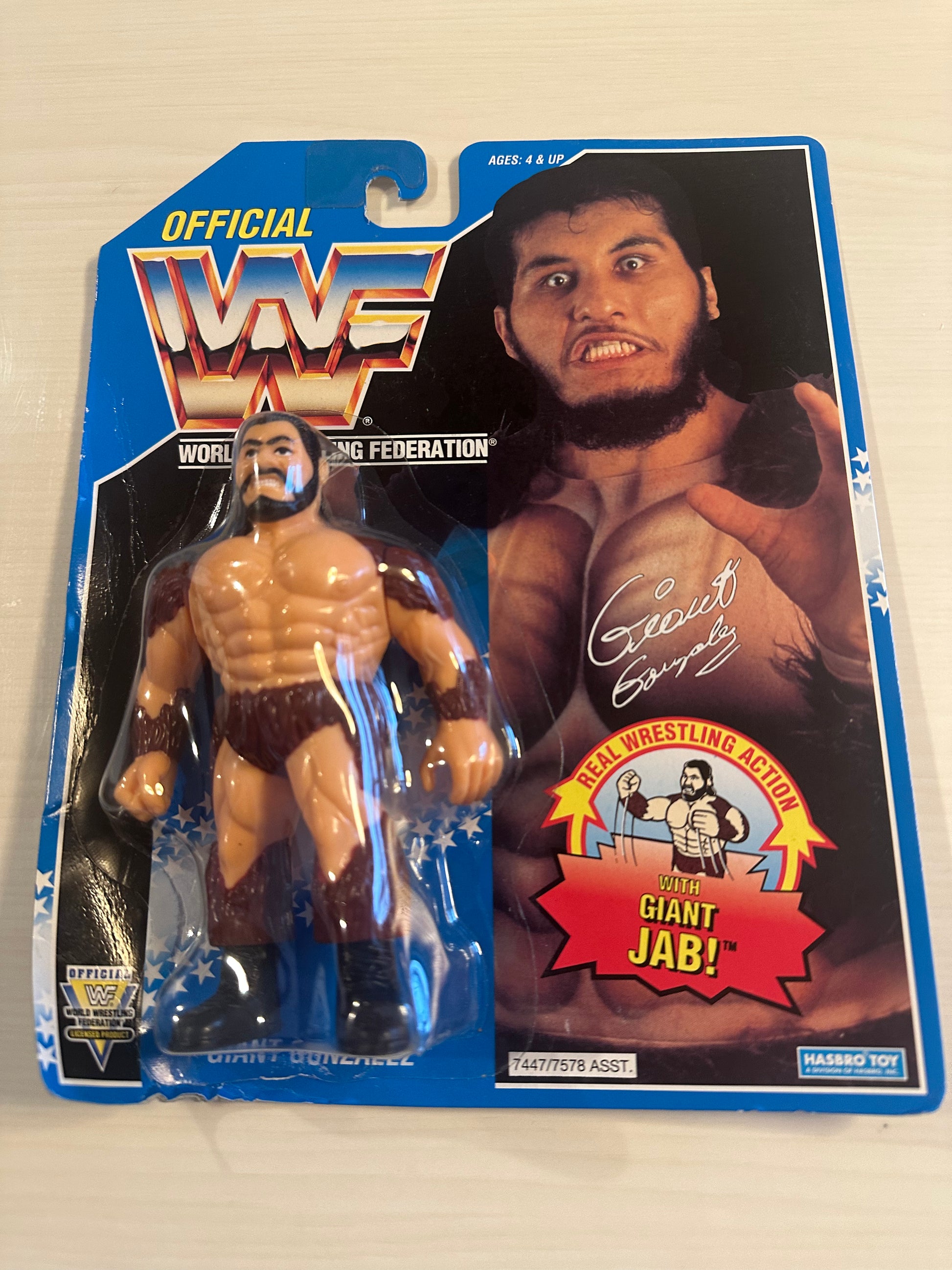 Giant Gonzalez Series 10 WWF Hasbro MOC figure – retrofigure Giant Gonzalez Series 10 WWF Hasbro MOC figure – retrofigure