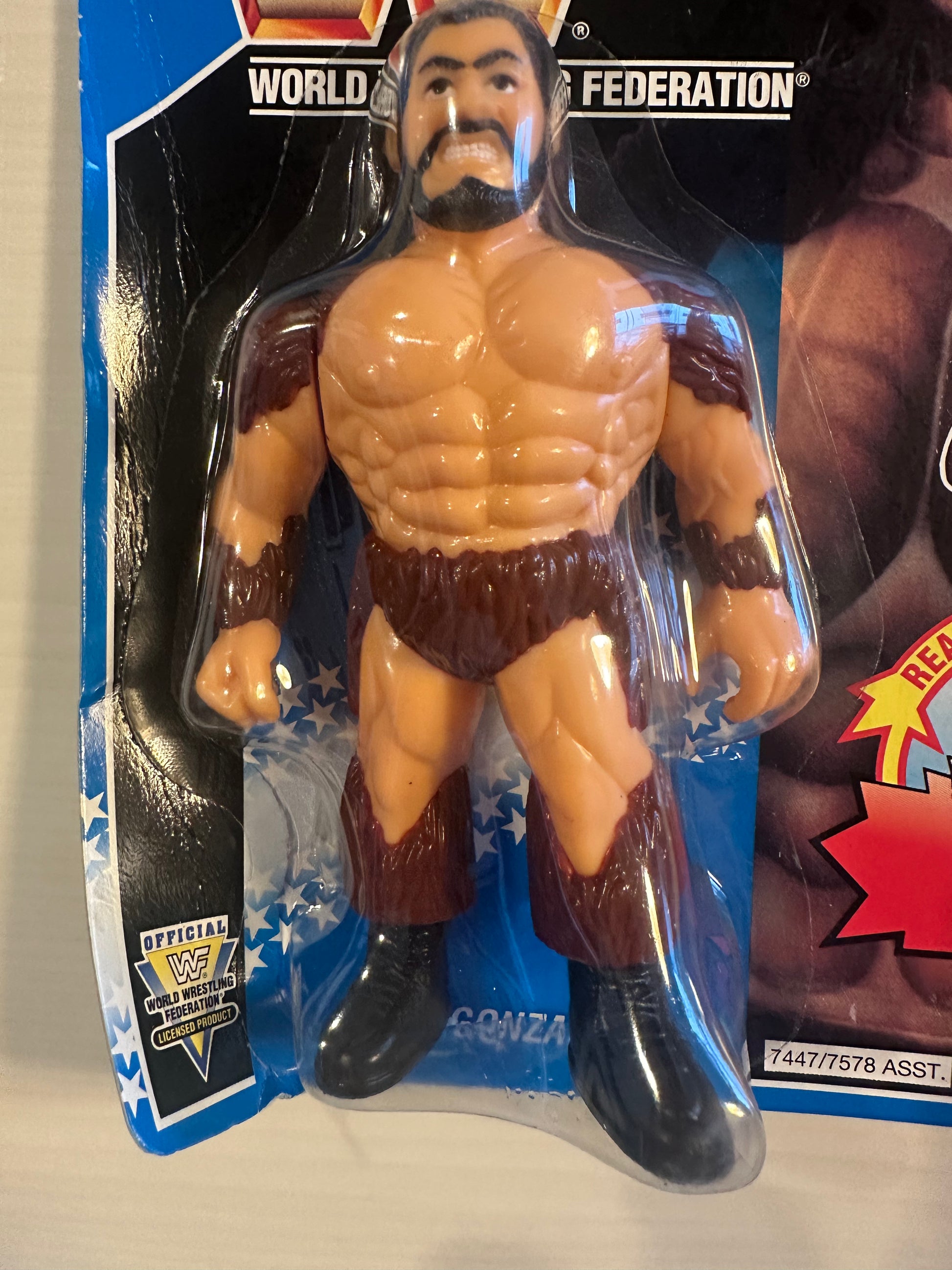 Giant Gonzalez Series 10 WWF Hasbro MOC figure – retrofigure Giant Gonzalez Series 10 WWF Hasbro MOC figure – retrofigure