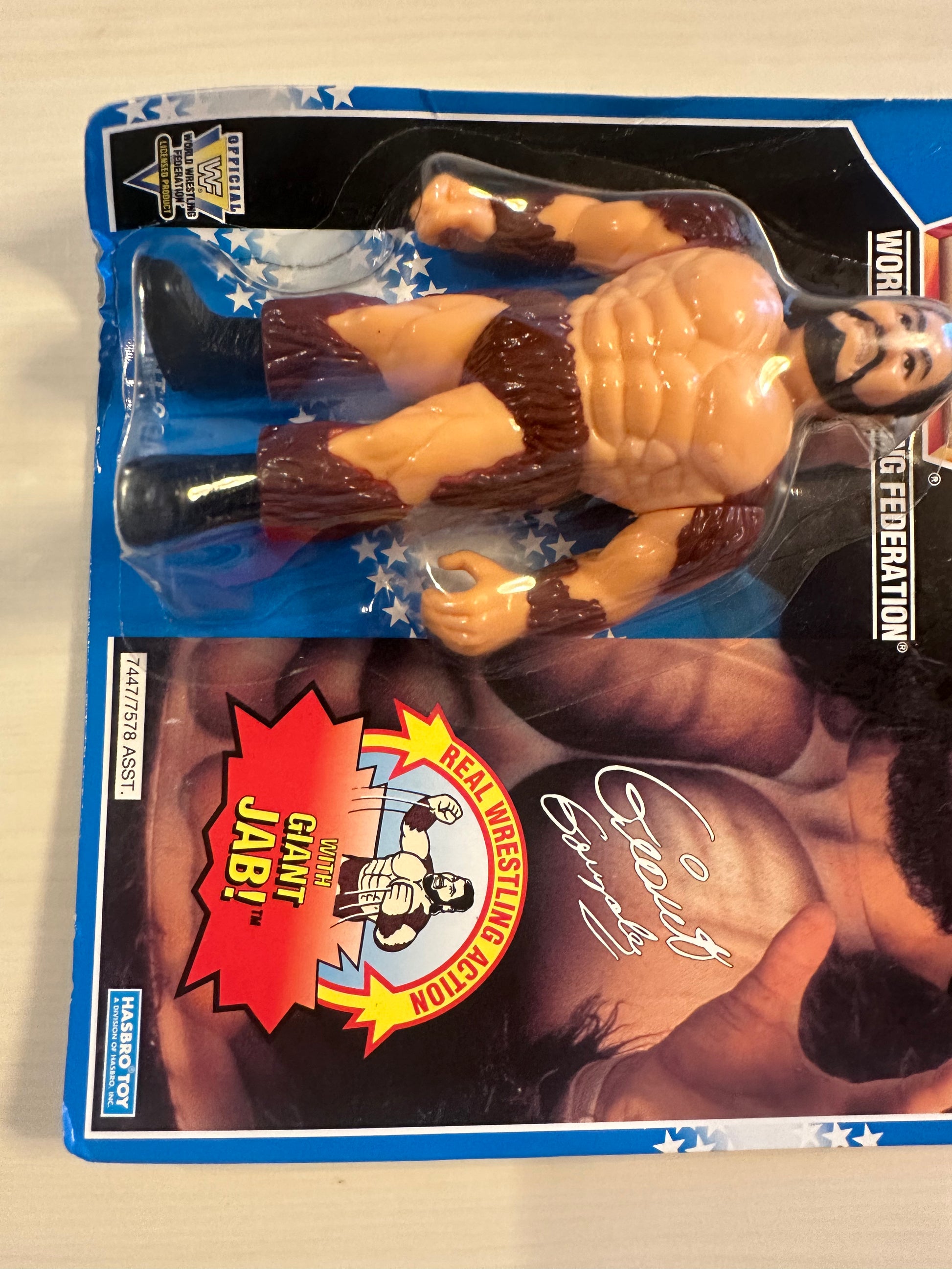 Giant Gonzalez Series 10 WWF Hasbro MOC figure – retrofigure Giant Gonzalez Series 10 WWF Hasbro MOC figure – retrofigure