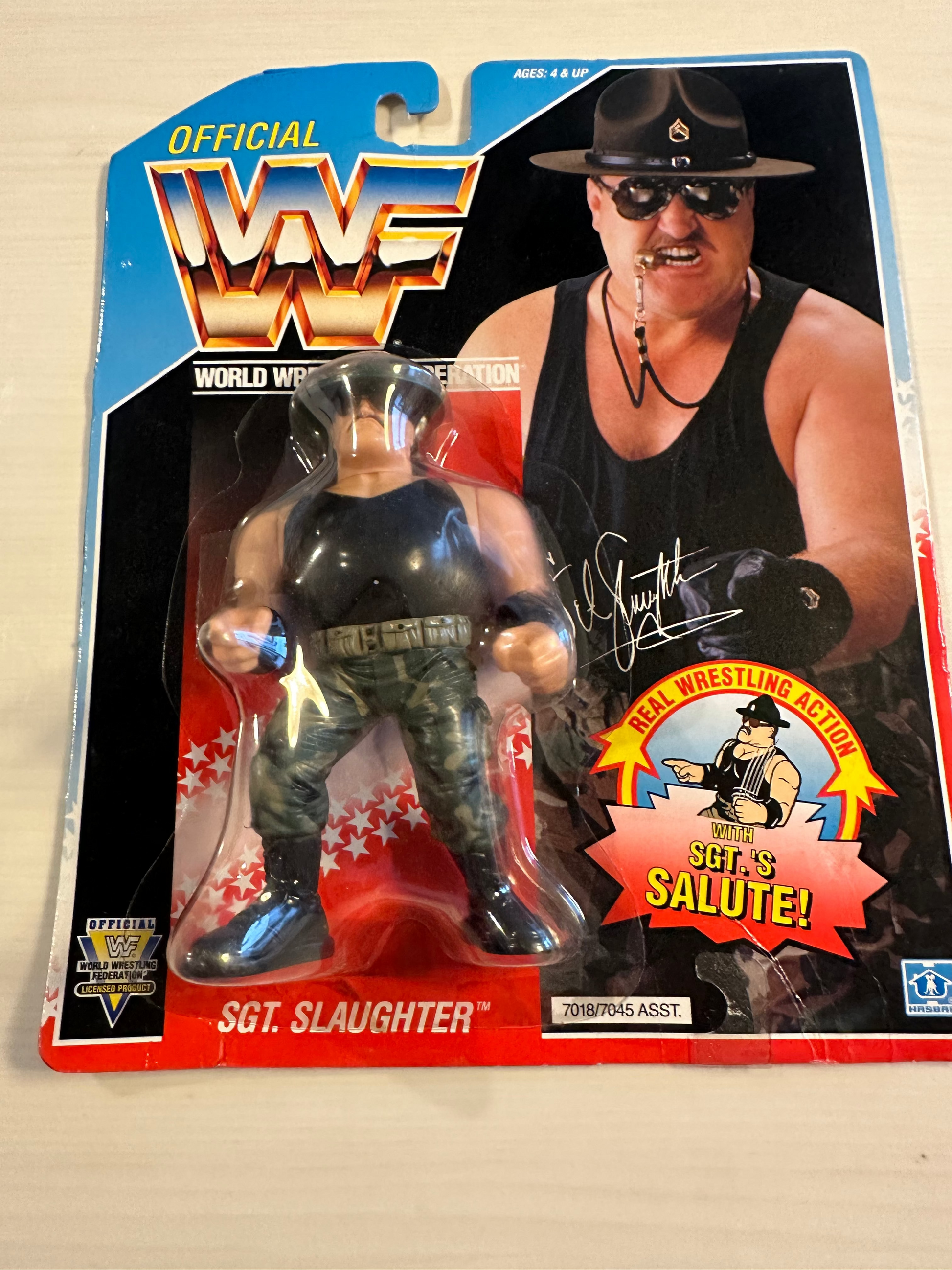 Sgt Slaughter Series 3 WWF Hasbro – retrofigure Sgt Slaughter Series 3 WWF Hasbro – retrofigure